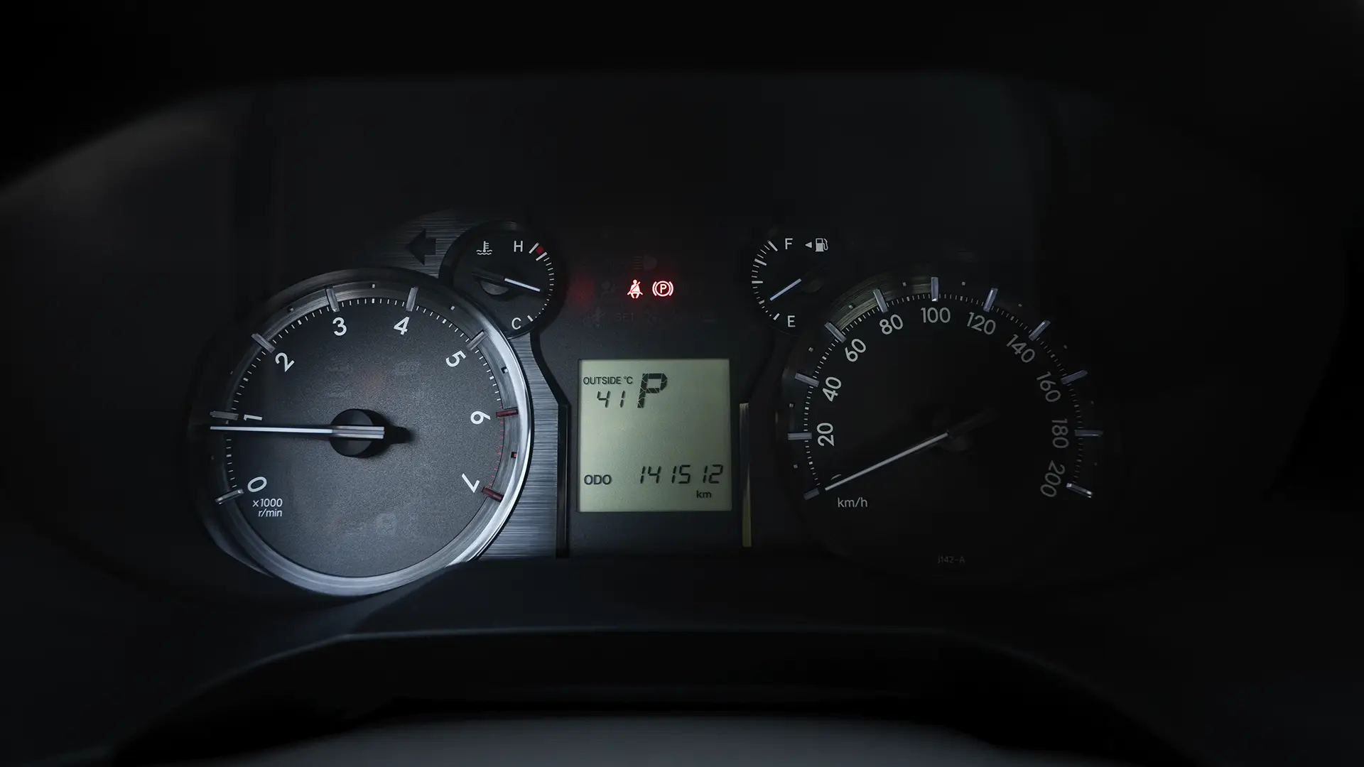 Used 2022 Toyota Prado EXR in White – Odometer / Mileage Reading View for Sale at First Choice Cars Dubai Sharjah