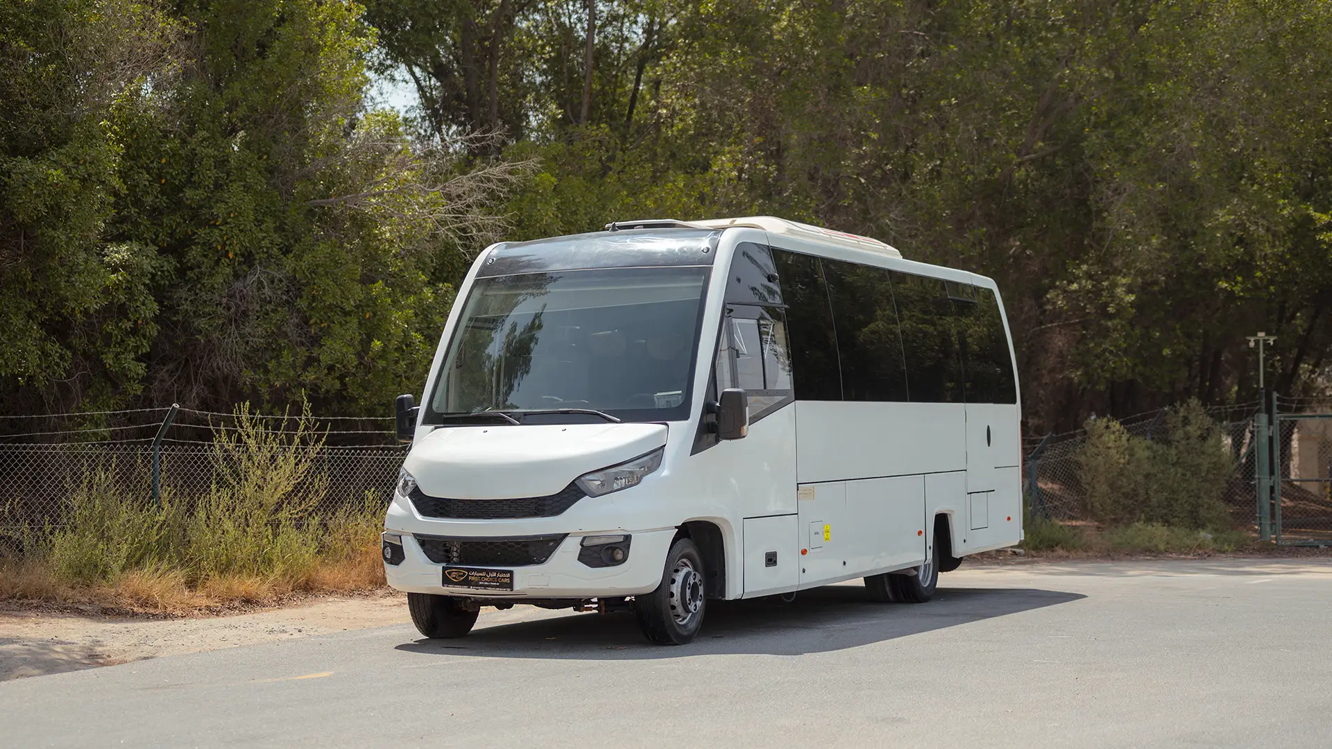Used 2017 Iveco Caetano Standard in White – Left Front Diagonal (45°) View for Sale at First Choice Cars Dubai Sharjah
