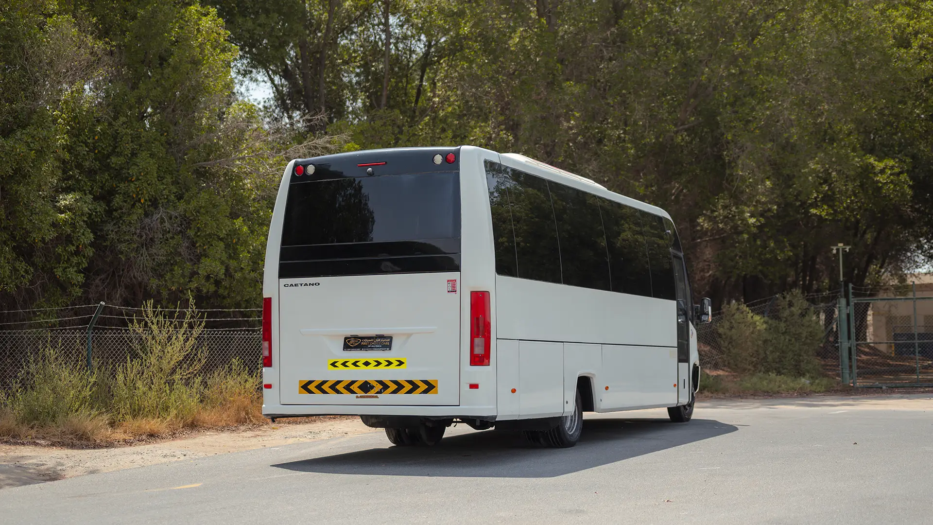 Used 2017 Iveco Caetano Standard in White – Right Back Diagonal (45°) View for Sale at First Choice Cars Dubai Sharjah