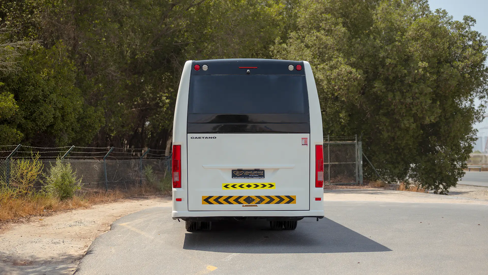 Used 2017 Iveco Caetano Standard in White – Back/Rear View for Sale at First Choice Cars Dubai Sharjah