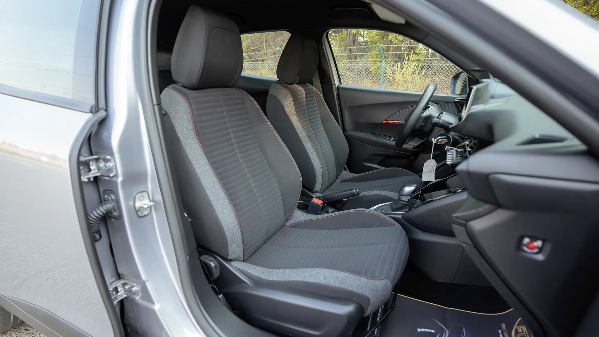 Used 2023 Peugeot 2008 Allure in Silver – Front Passenger Side Cabin View for Sale at First Choice Cars Dubai Sharjah