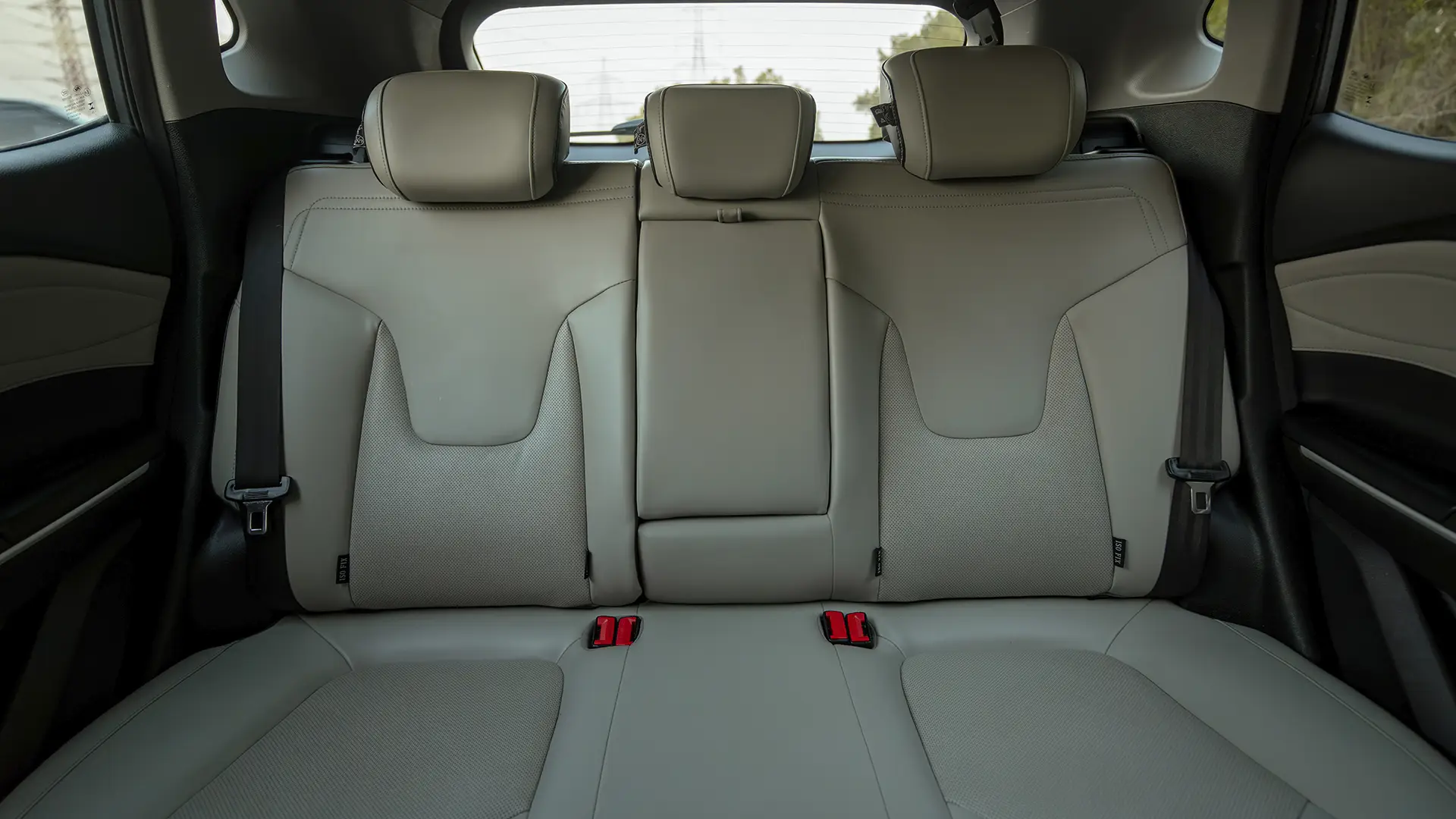 Used 2023 JAC JS4 Intelligent in Grey – Rear Seat View for Sale at First Choice Cars Dubai Sharjah