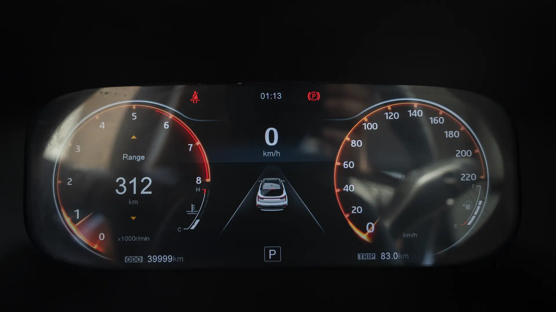 Used 2023 JAC JS4 Intelligent in Grey – Odometer / Mileage Reading View