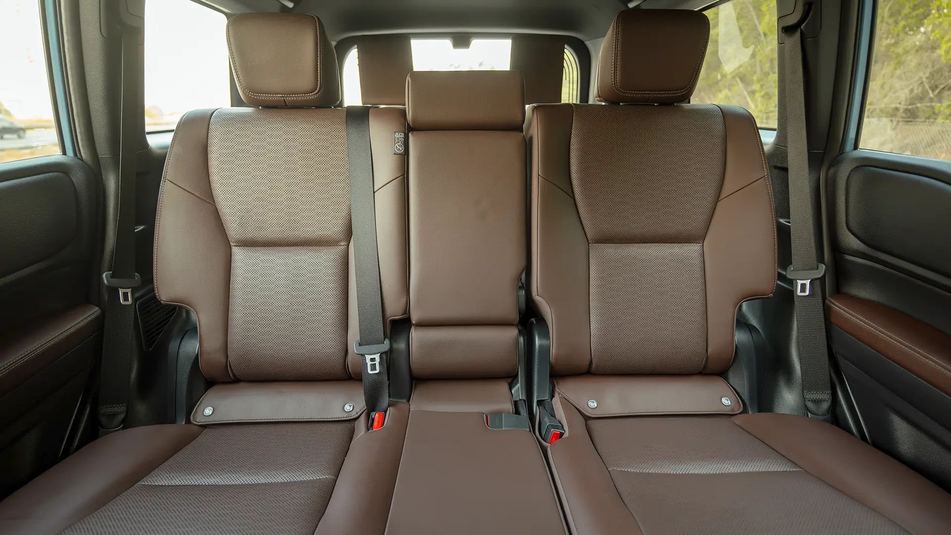 Used 2025 Toyota Prado Adventure in Blue – Rear Seat View for Sale at First Choice Cars Dubai Sharjah