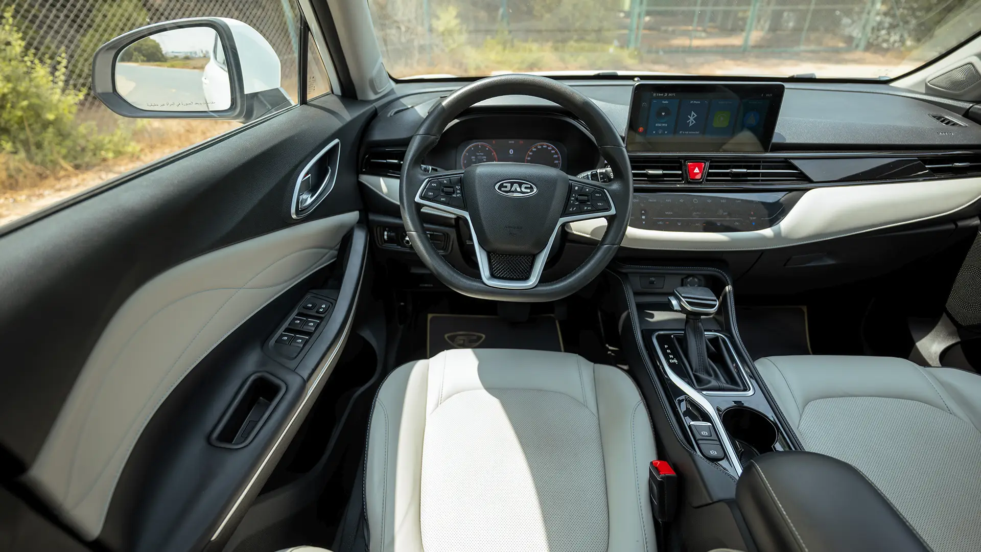 Used 2023 JAC JS4 Intelligent in White – Steering Wheel & Instrument Cluster for Sale at First Choice Cars Dubai Sharjah