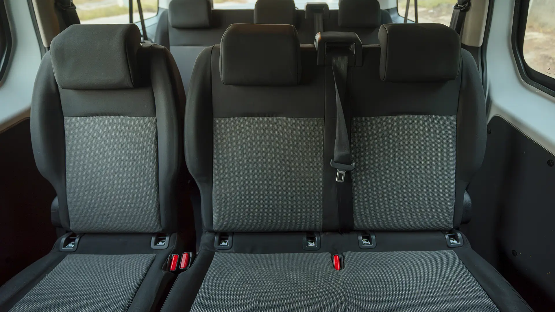 Used 2024 Peugeot Traveller L3 Vip in White – Rear Seat View for Sale at First Choice Cars Dubai Sharjah