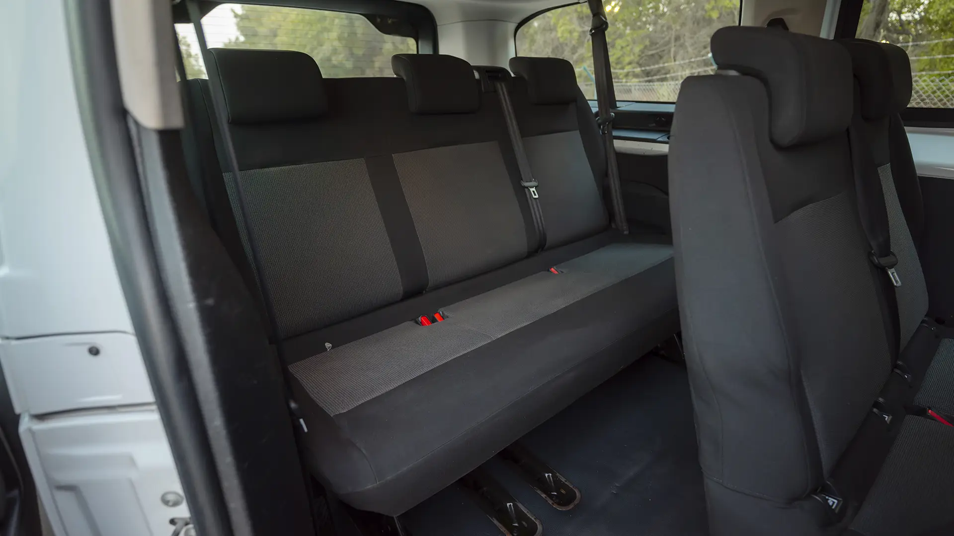 Used 2024 Peugeot Traveller L3 Vip in White – Third Row Right Seat View for Sale at First Choice Cars Dubai Sharjah