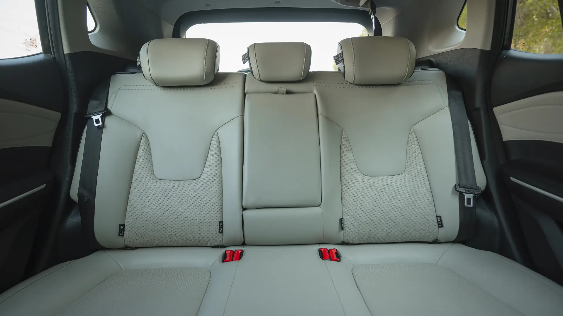 Used 2023 JAC JS4 Intelligent in Black – Rear Seat View for Sale at First Choice Cars Dubai Sharjah