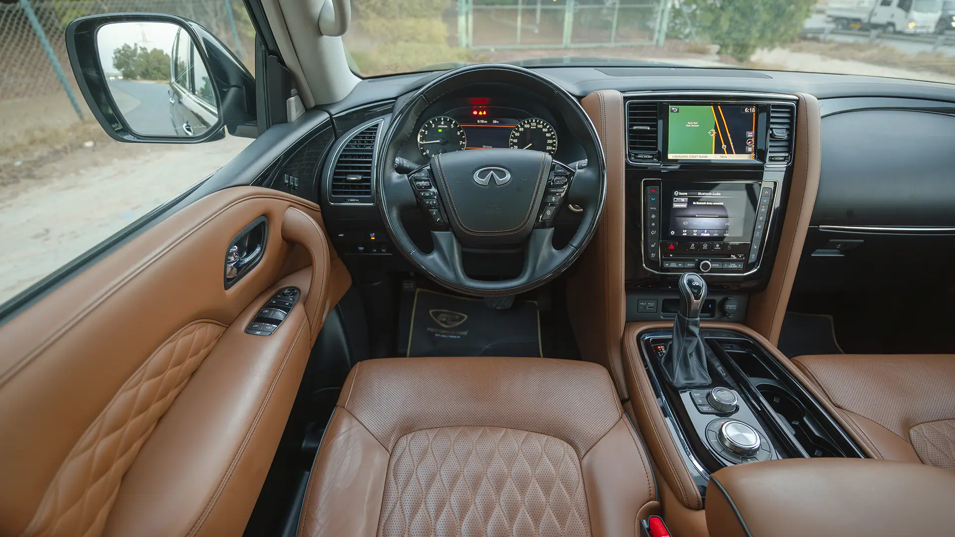 Used 2021 Infiniti QX80 Sensory in Black – Steering Wheel & Instrument Cluster for Sale at First Choice Cars Dubai Sharjah