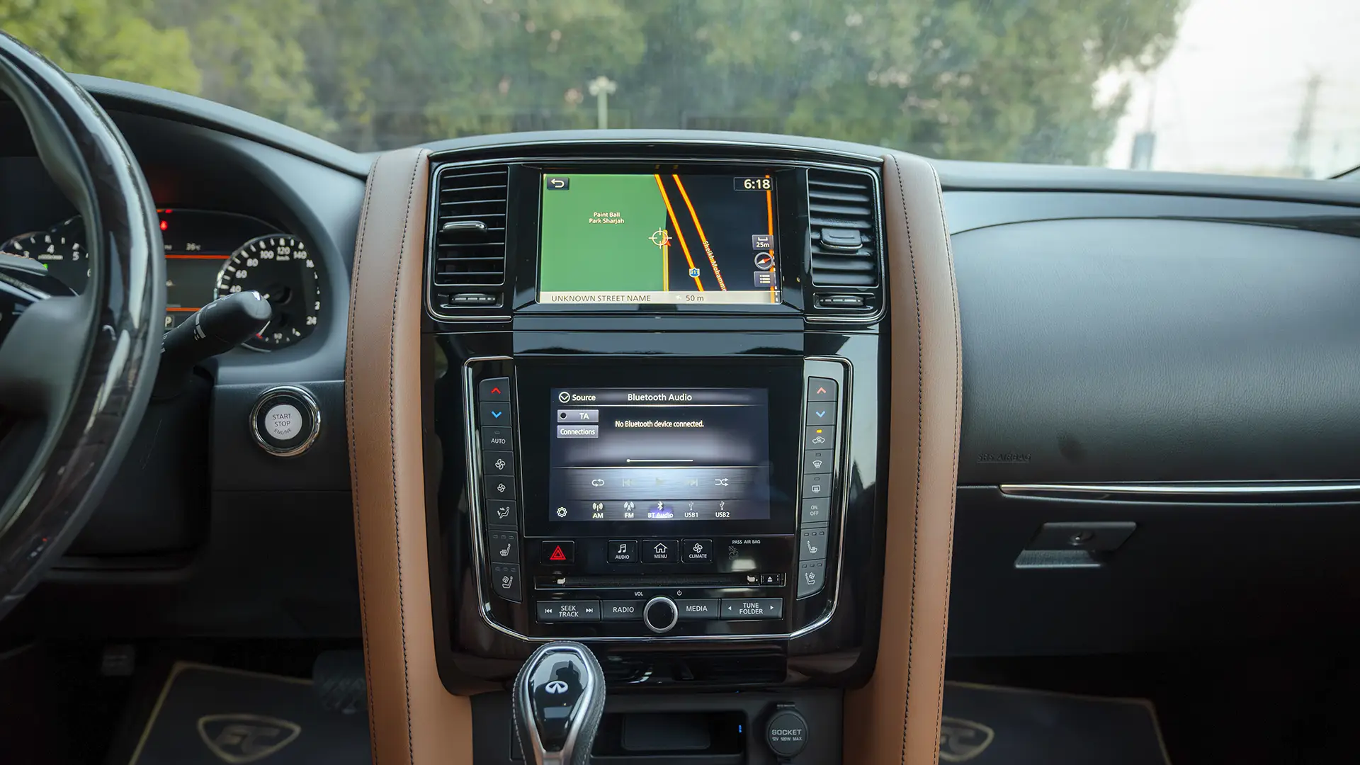 Used 2021 Infiniti QX80 Sensory in Black – Infotainment / Touchscreen System for Sale at First Choice Cars Dubai Sharjah