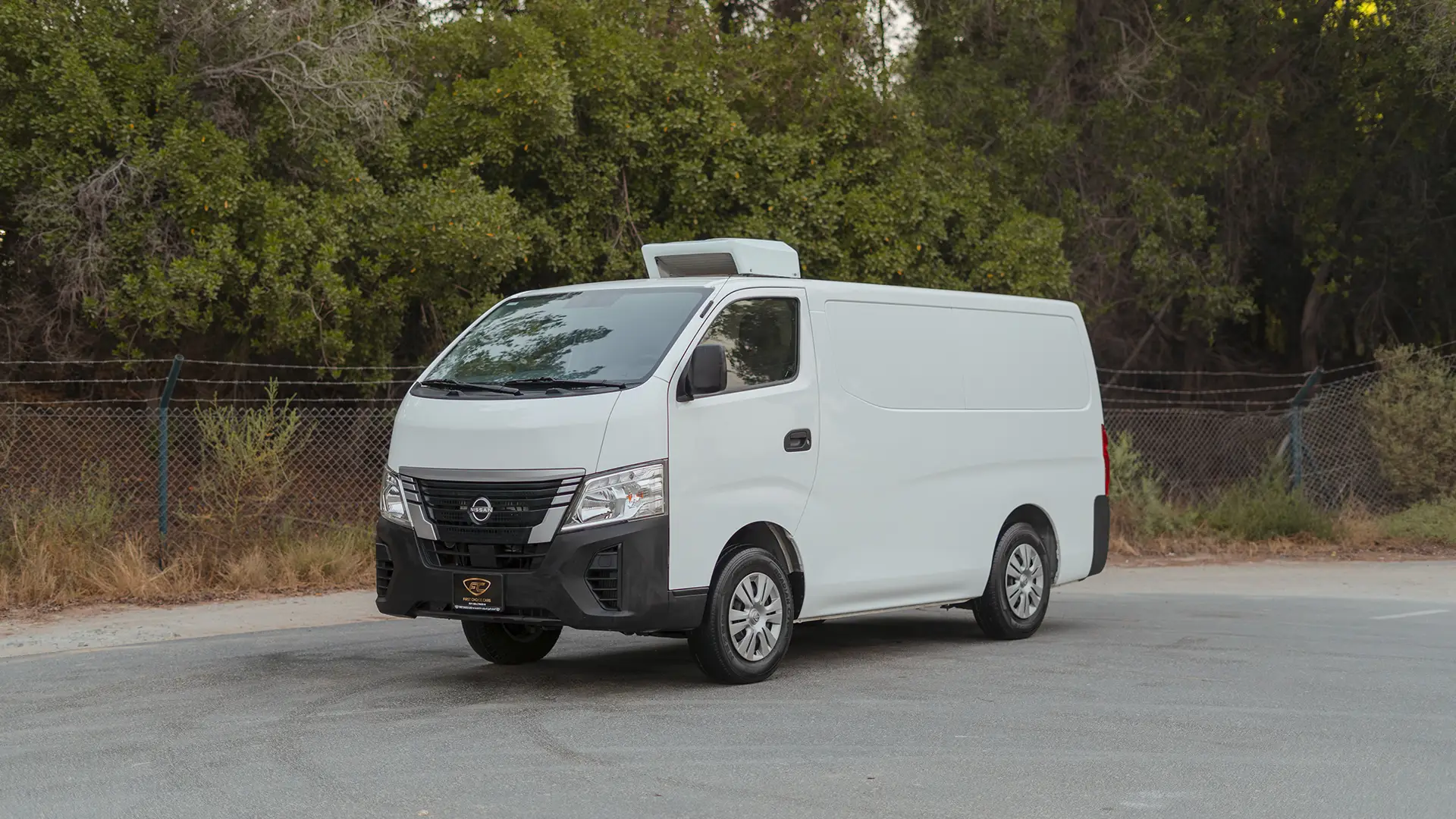 Used 2023 Nissan Urvan Standard Roof in White – Left Front Diagonal (45°) View