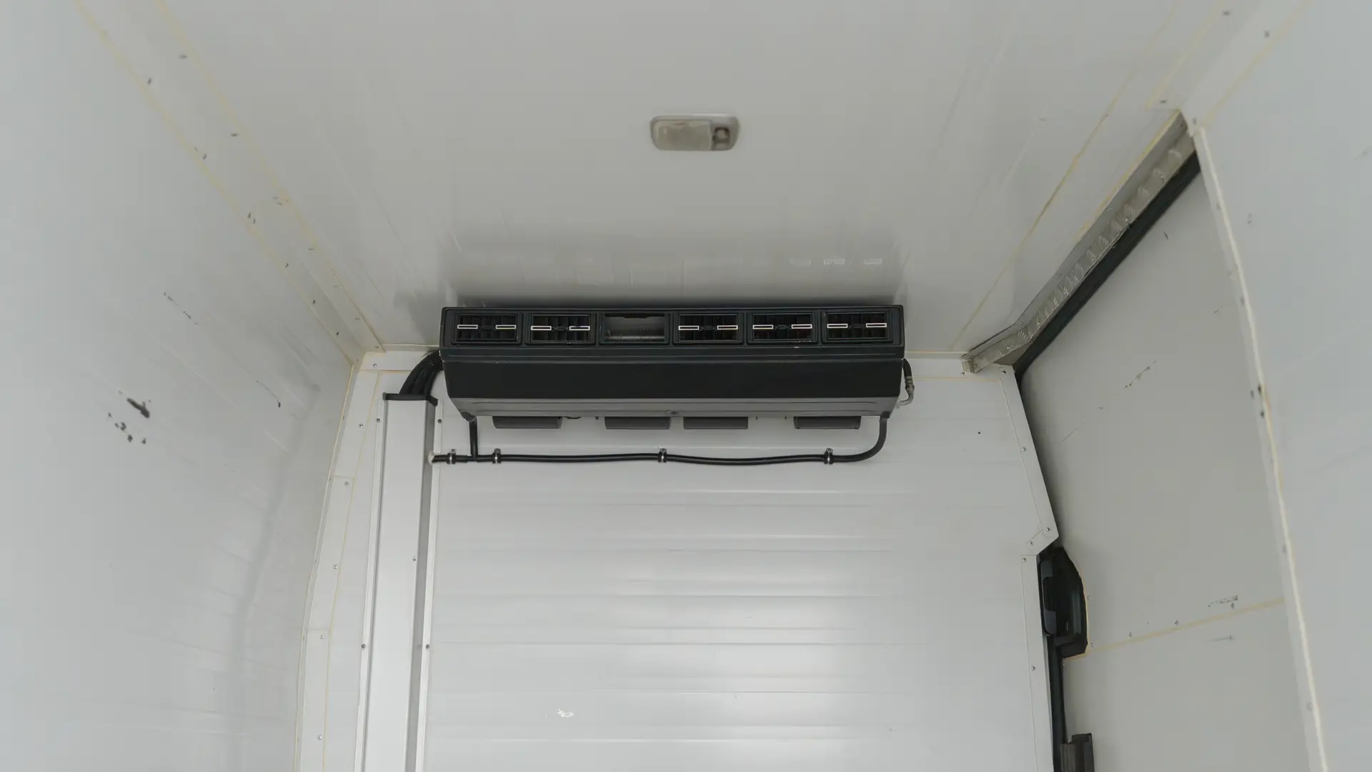 Used 2023 Nissan Urvan Standard Roof in White – Chiller Cooling Unit View