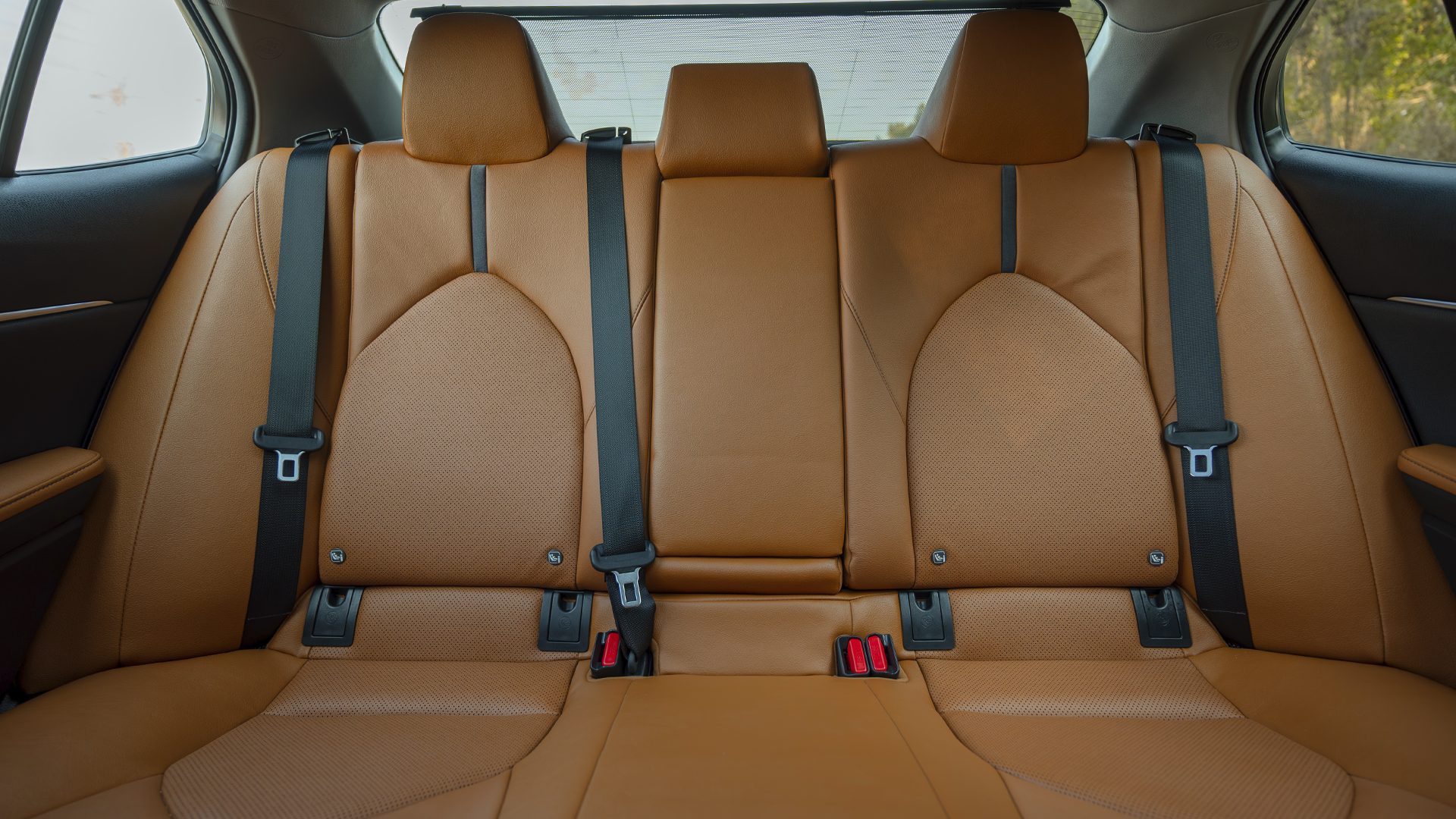 Used 2023 Toyota Camry 40th Anniversary in White – Rear Seat View for Sale at First Choice Cars Dubai Sharjah