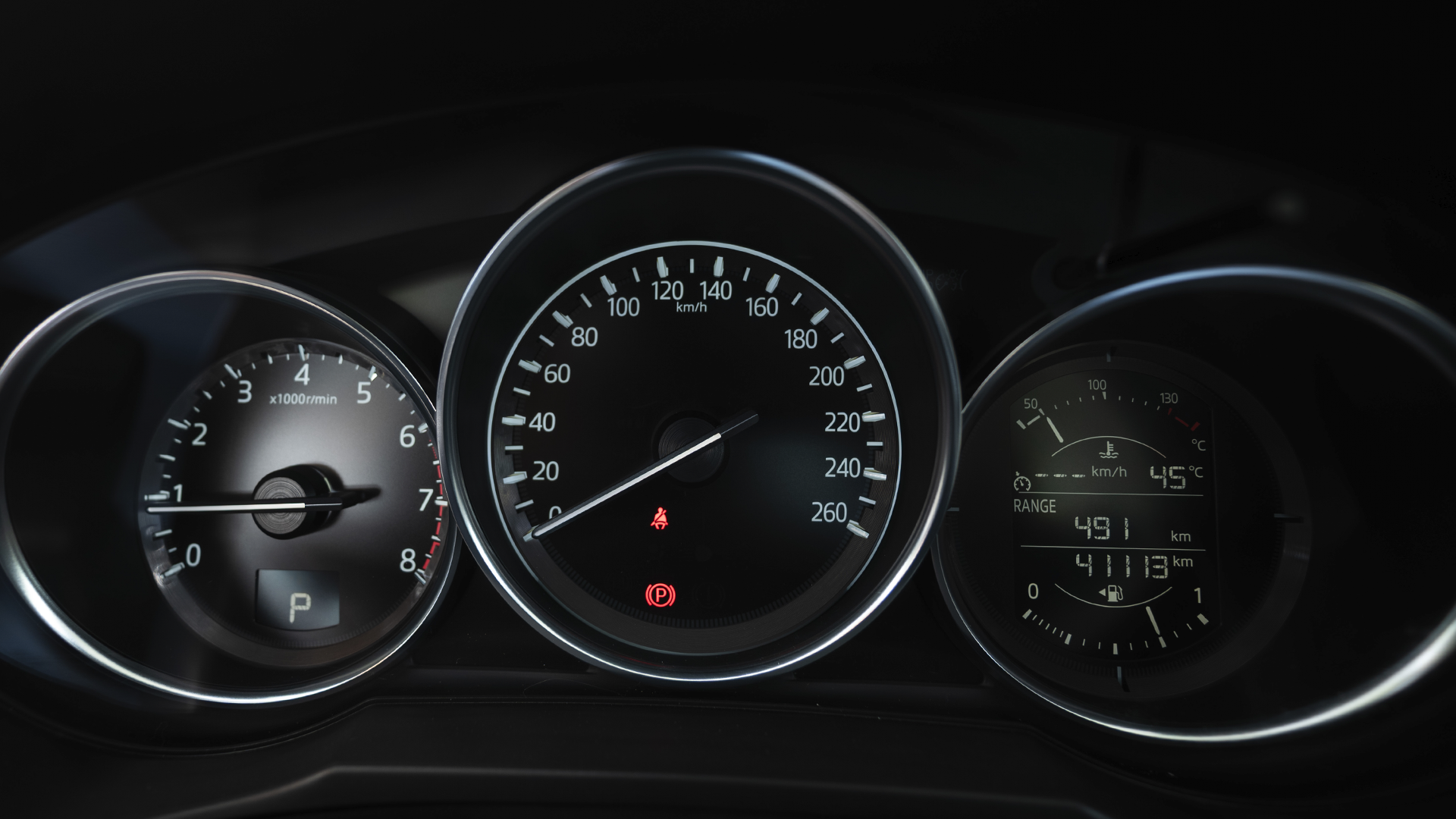 Used 2025 Mazda 6 Pure in Blue – Odometer / Mileage Reading View for Sale at First Choice Cars Dubai Sharjah