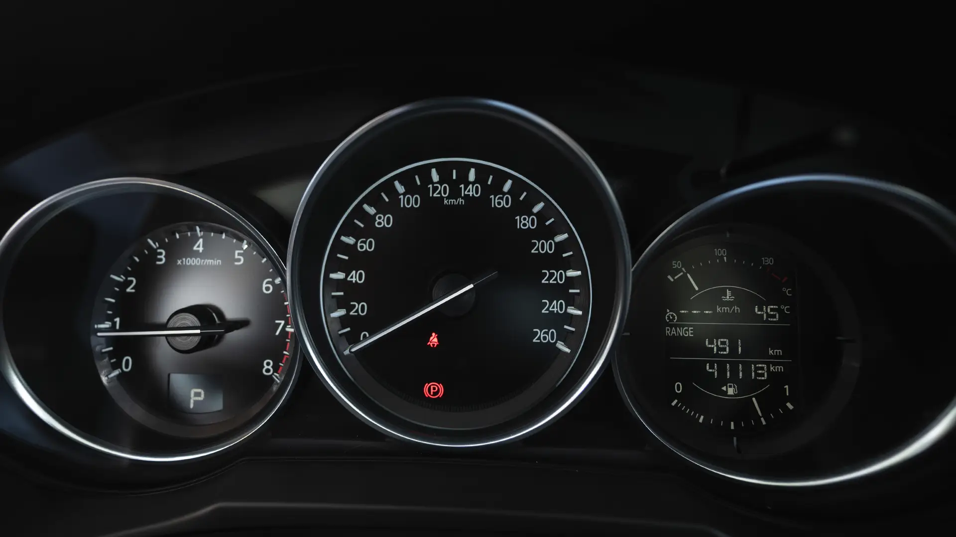 Used 2025 Mazda 6 Pure in Blue – Odometer / Mileage Reading View