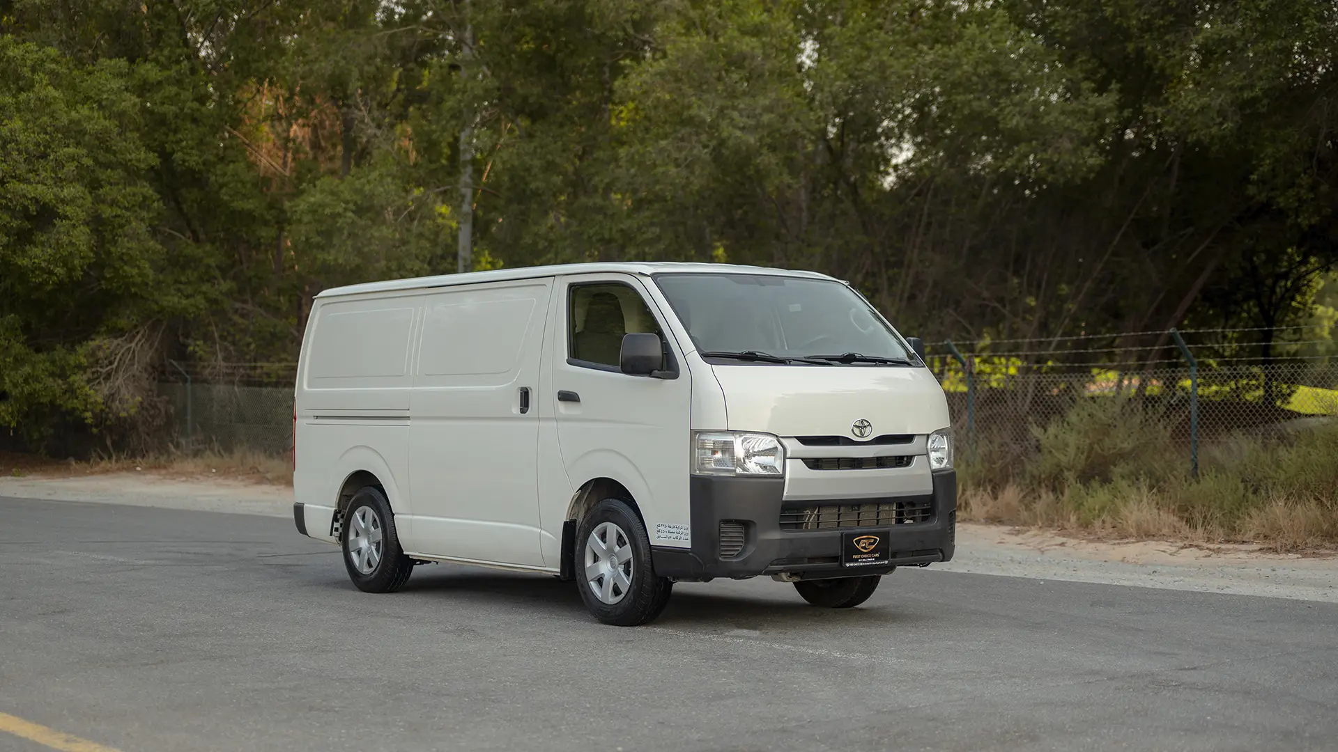 Used 2022 Toyota Hiace GL Standard Roof in White – Right Front Diagonal (45°) View