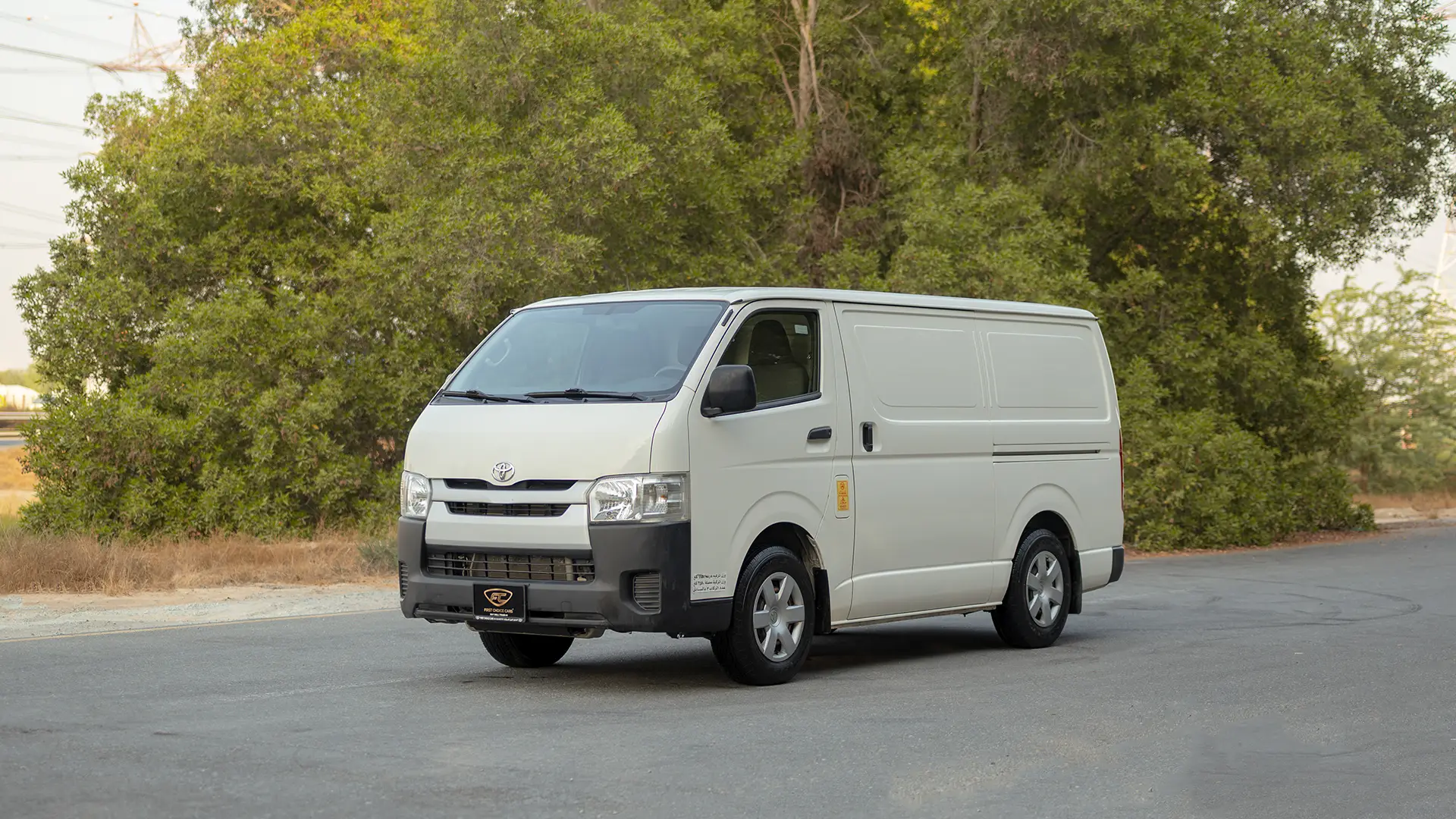 Used 2022 Toyota Hiace GL Standard Roof in White – Left Front Diagonal (45°) View