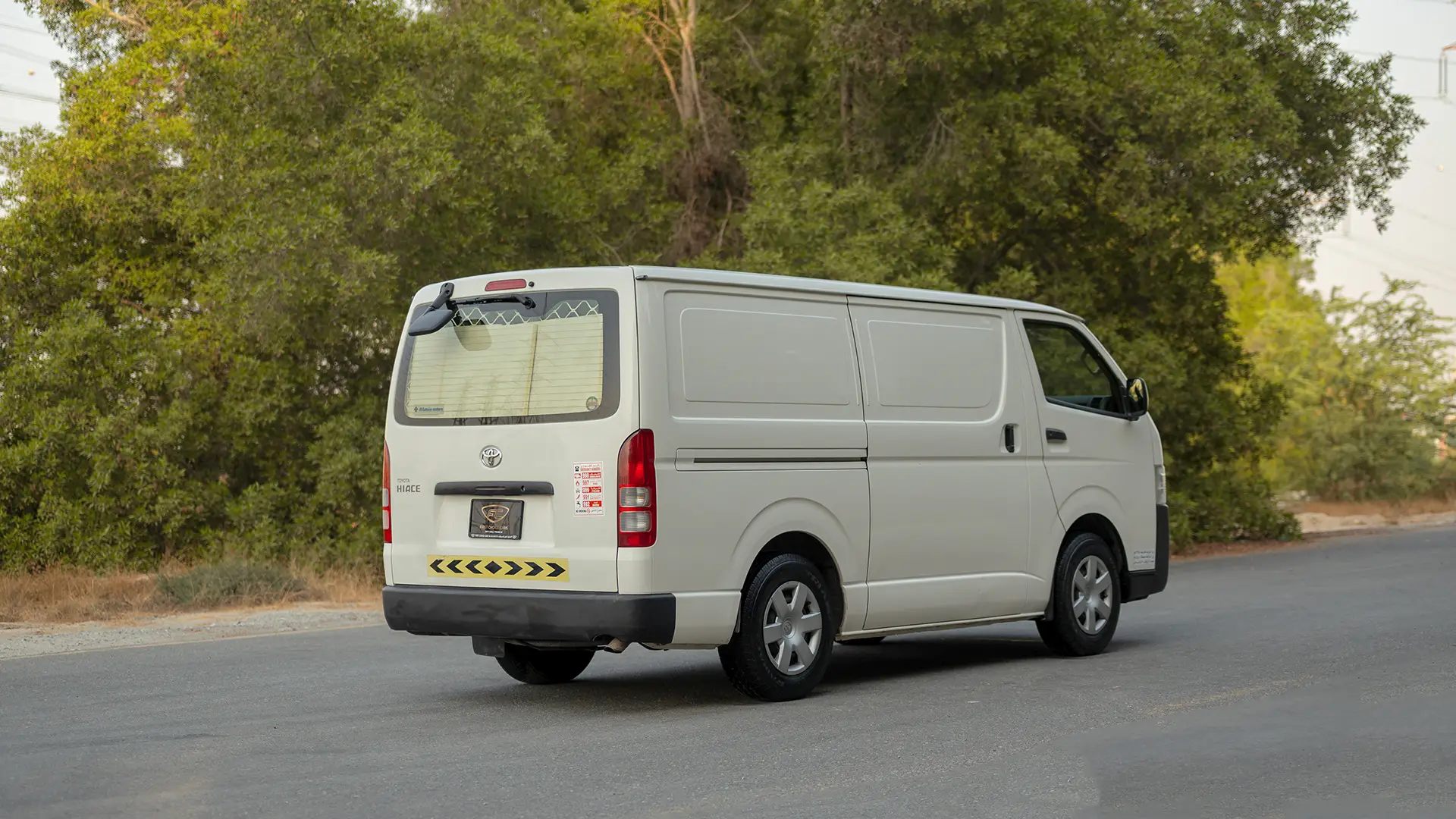 Used 2022 Toyota Hiace GL Standard Roof in White – Right Back Diagonal (45°) View