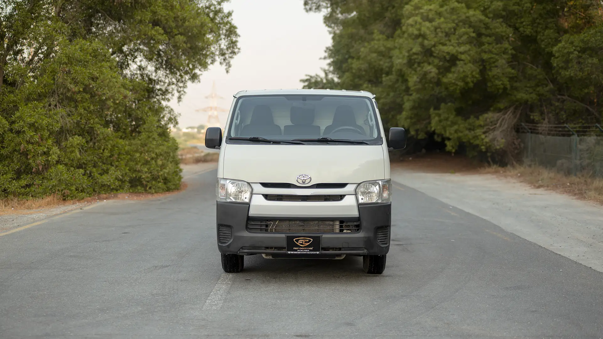 Used 2022 Toyota Hiace GL Standard Roof in White – Front View