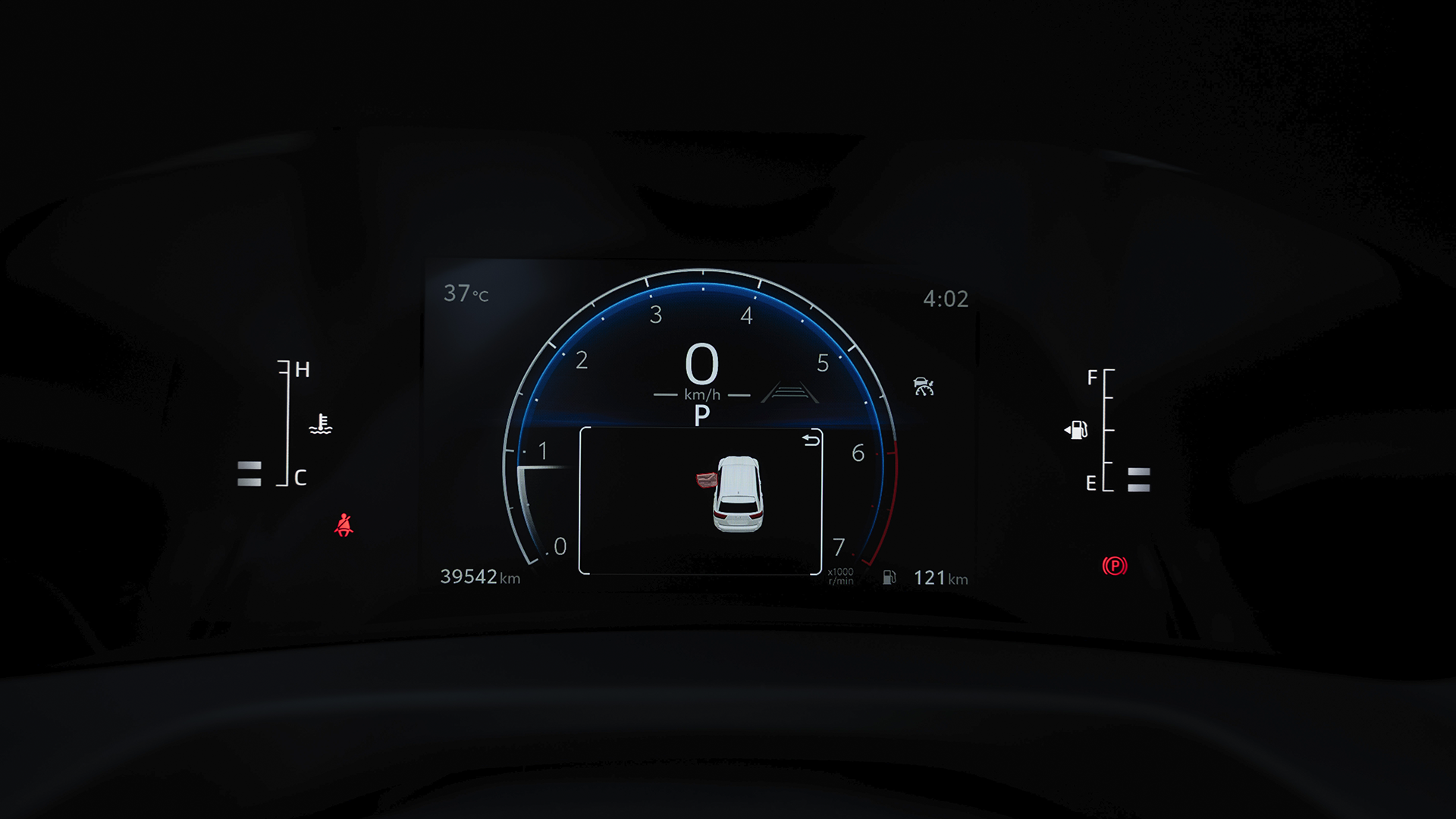 Used 2025 Toyota Land Cruiser GXR in White – Odometer / Mileage Reading View for Sale at First Choice Cars Dubai Sharjah