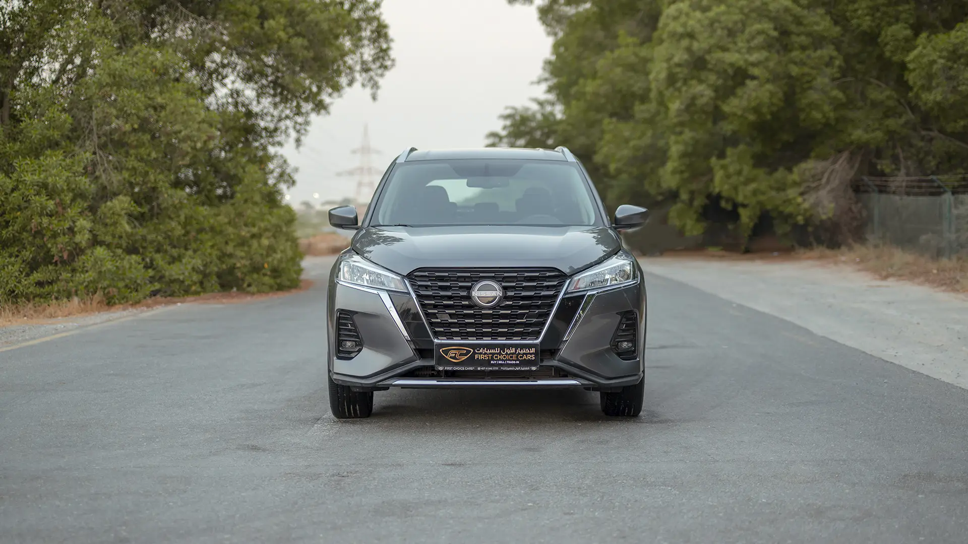 Used 2024 Nissan Kicks SV in Grey – Front View