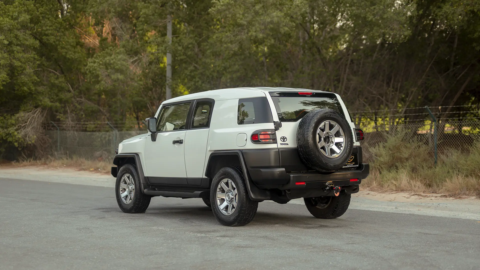 Used 2023 Toyota FJ Cruiser Gxr in White – Left Back Diagonal (45°) View