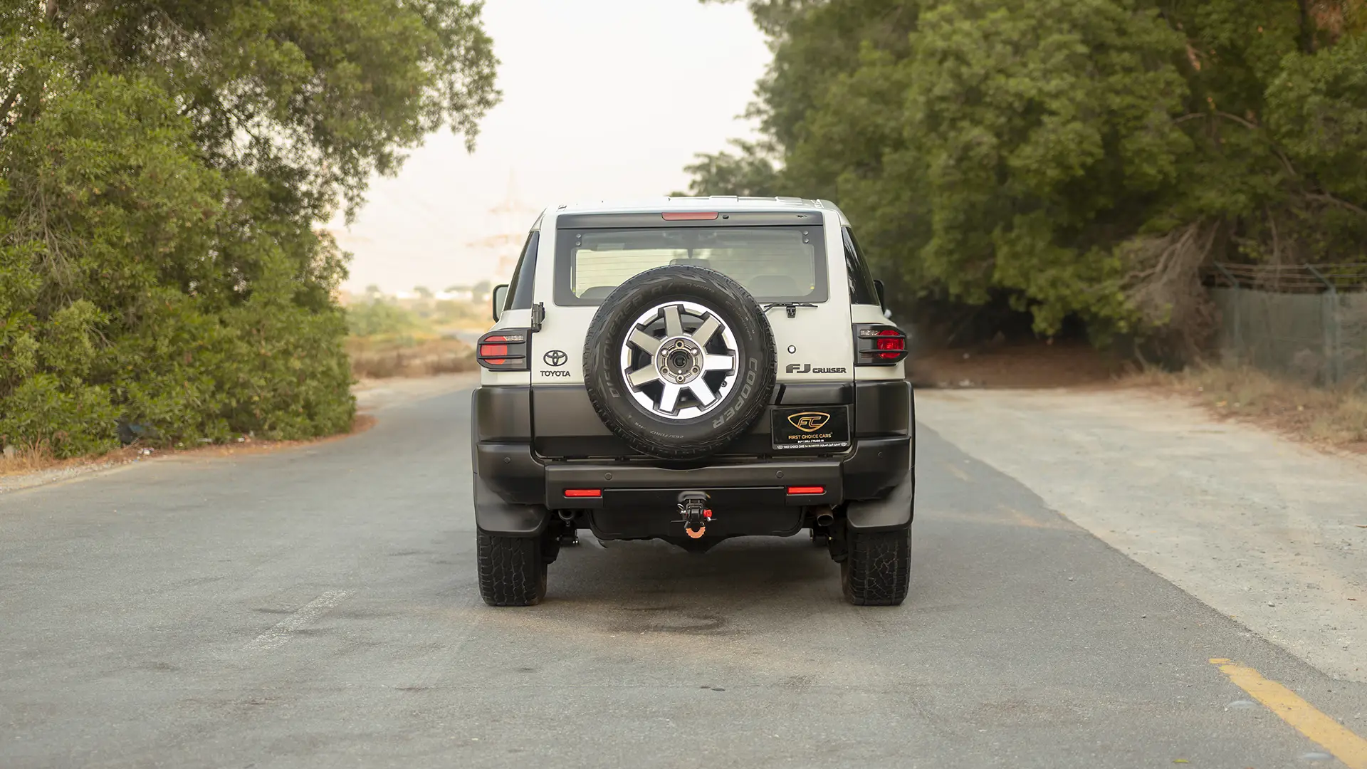Used 2023 Toyota FJ Cruiser Gxr in White – Back/Rear View