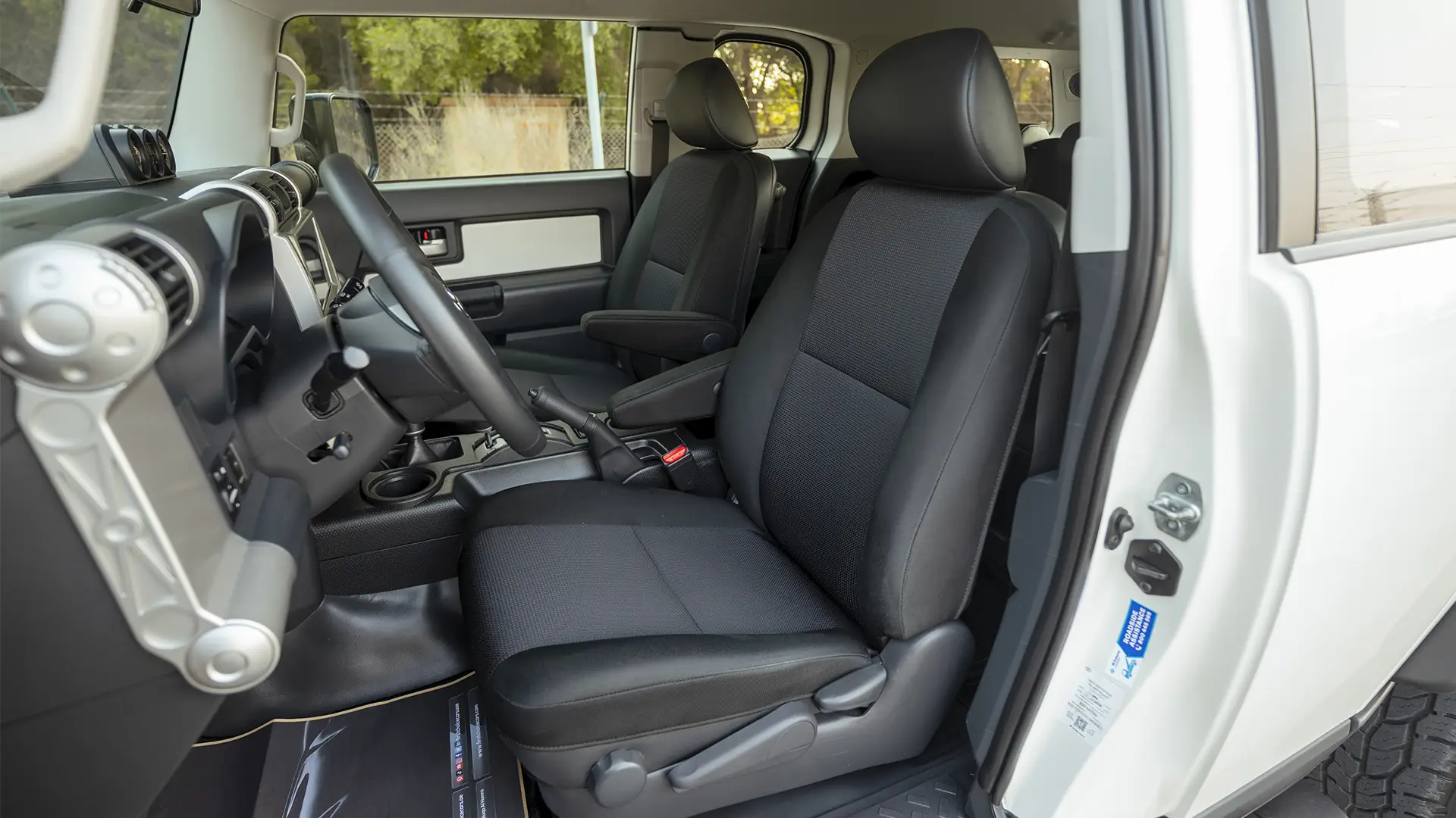 Used 2023 Toyota FJ Cruiser Gxr in White – Front Driver Side Cabin View