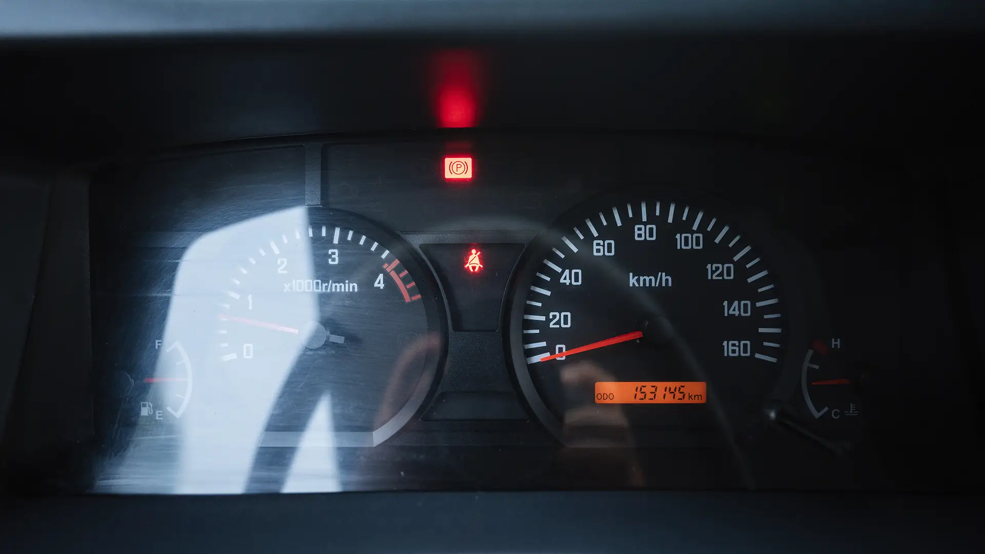 Used 2022 Isuzu N-Series NPR in White – Odometer / Mileage Reading View