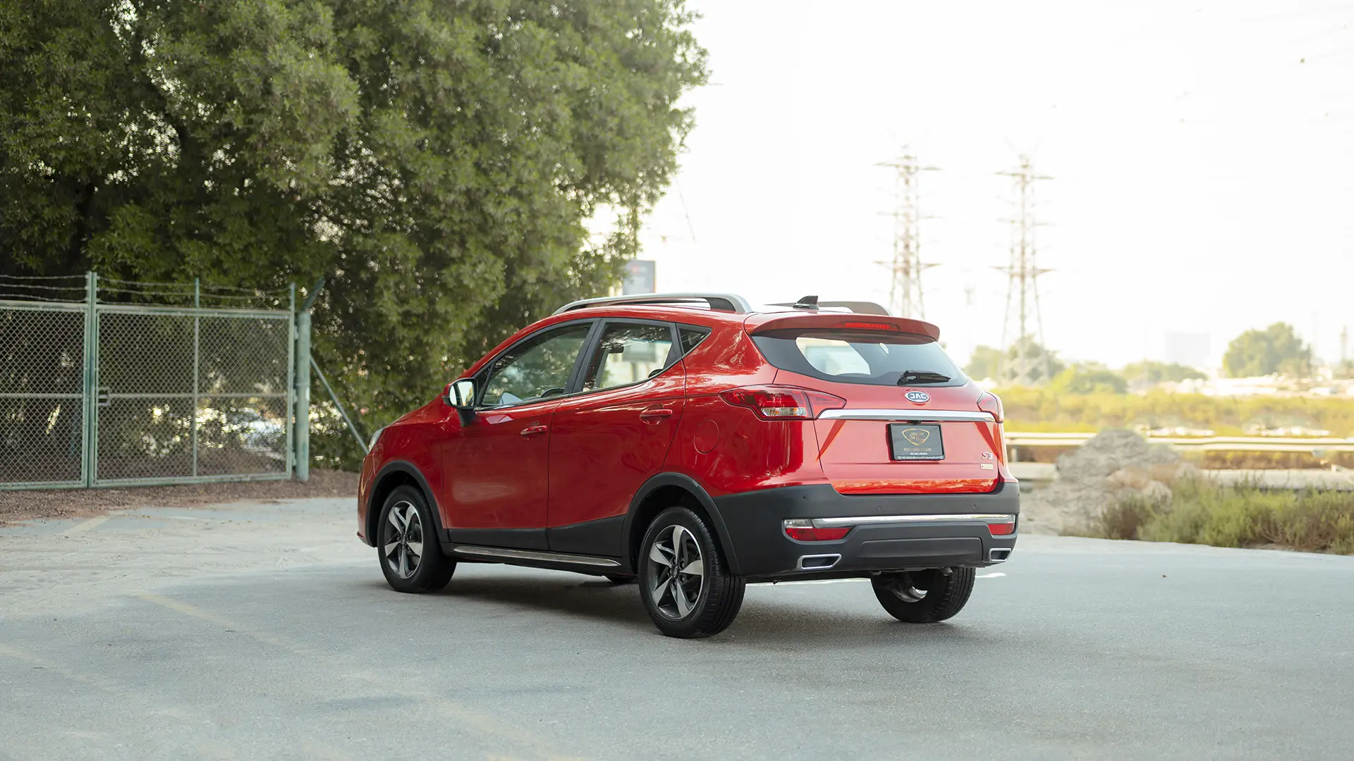 Used 2024 JAC S3 Luxury in Red – Left Back Diagonal (45°) View