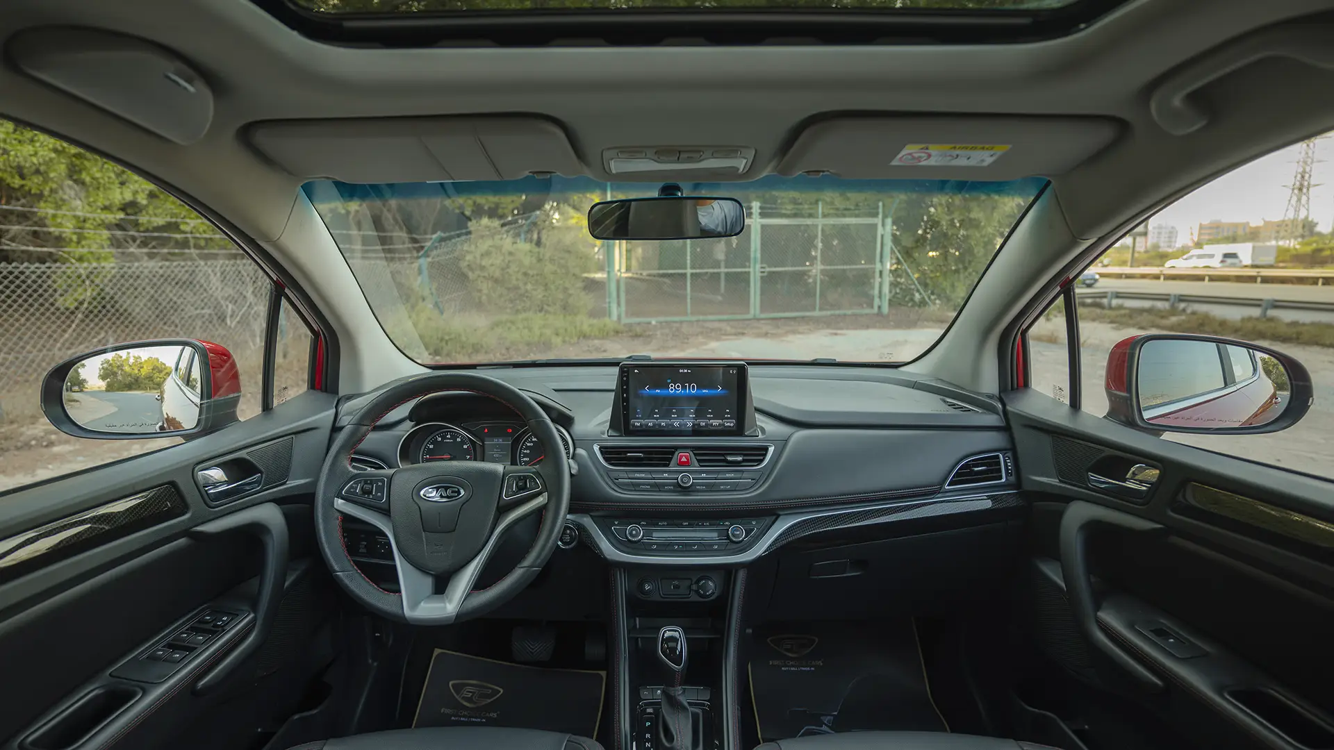 Used 2024 JAC S3 Luxury in Red – Front Cabin / Dashboard Full View