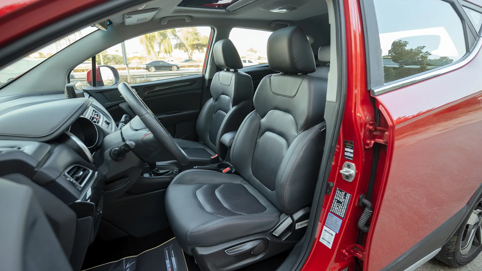 Used 2024 JAC S3 Luxury in Red – Front Driver Side Cabin View