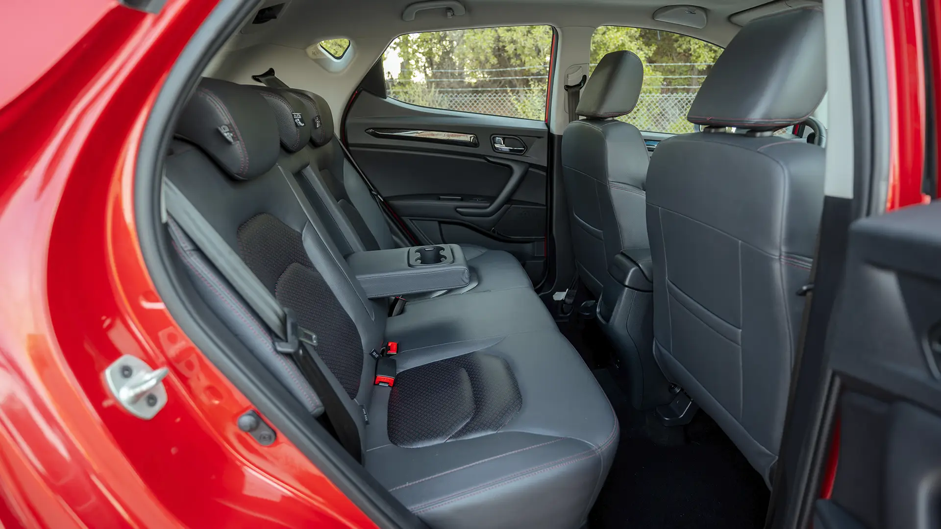 Used 2024 JAC S3 Luxury in Red – Rear Passenger Side Cabin View