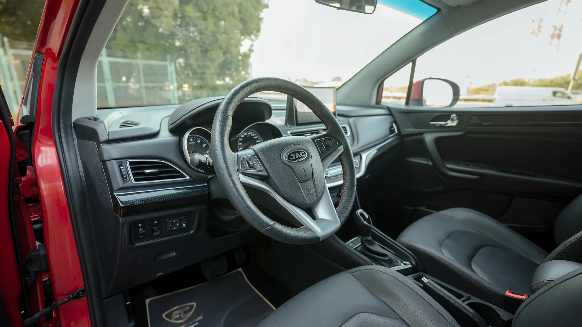 Used 2024 JAC S3 Luxury in Red – Driver Side Dashboard & Steering View