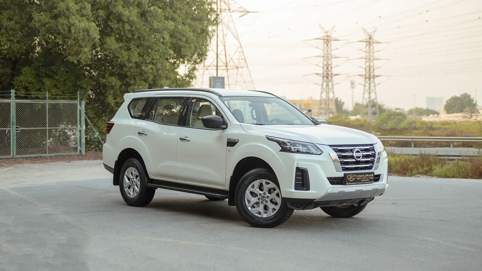 Used 2023 Nissan Xterra SE in White – Right Front Diagonal (45°) View