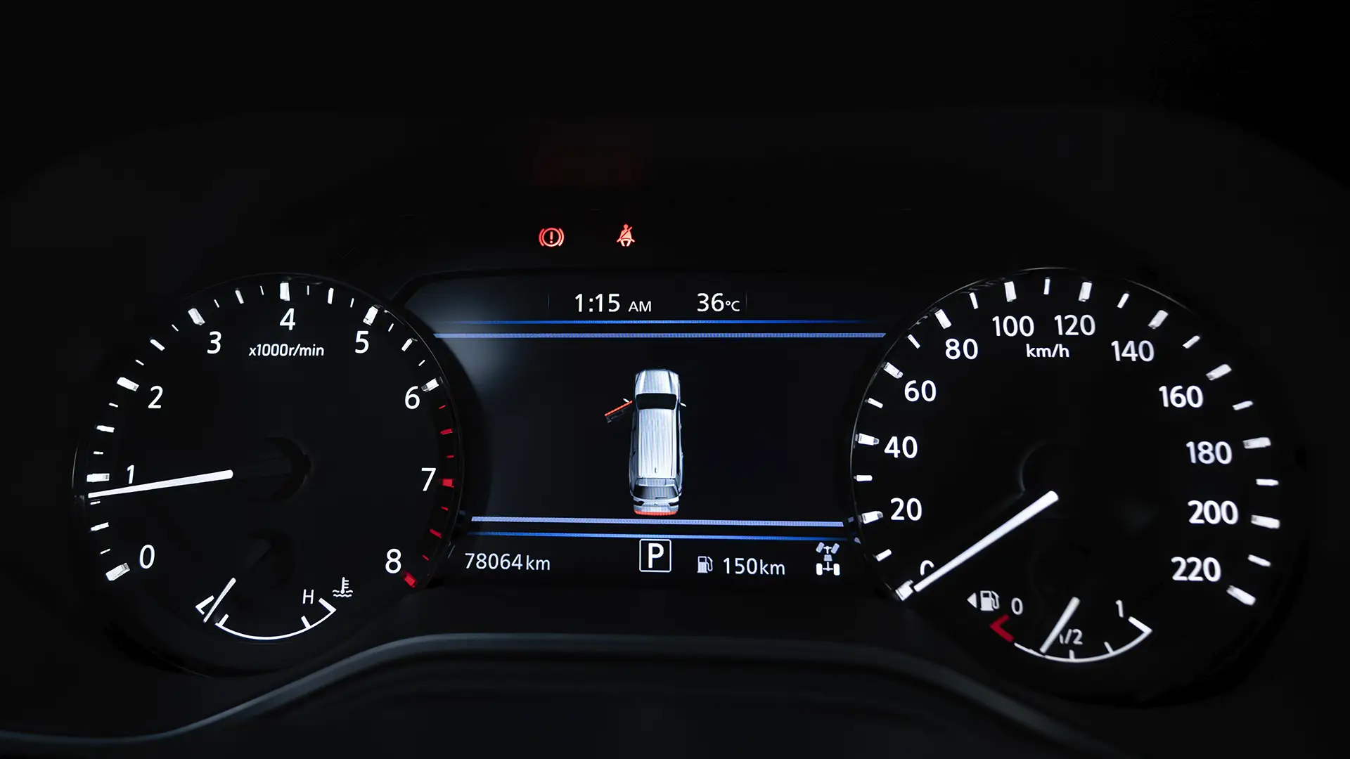 Used 2023 Nissan Xterra SE in White – Odometer / Mileage Reading View