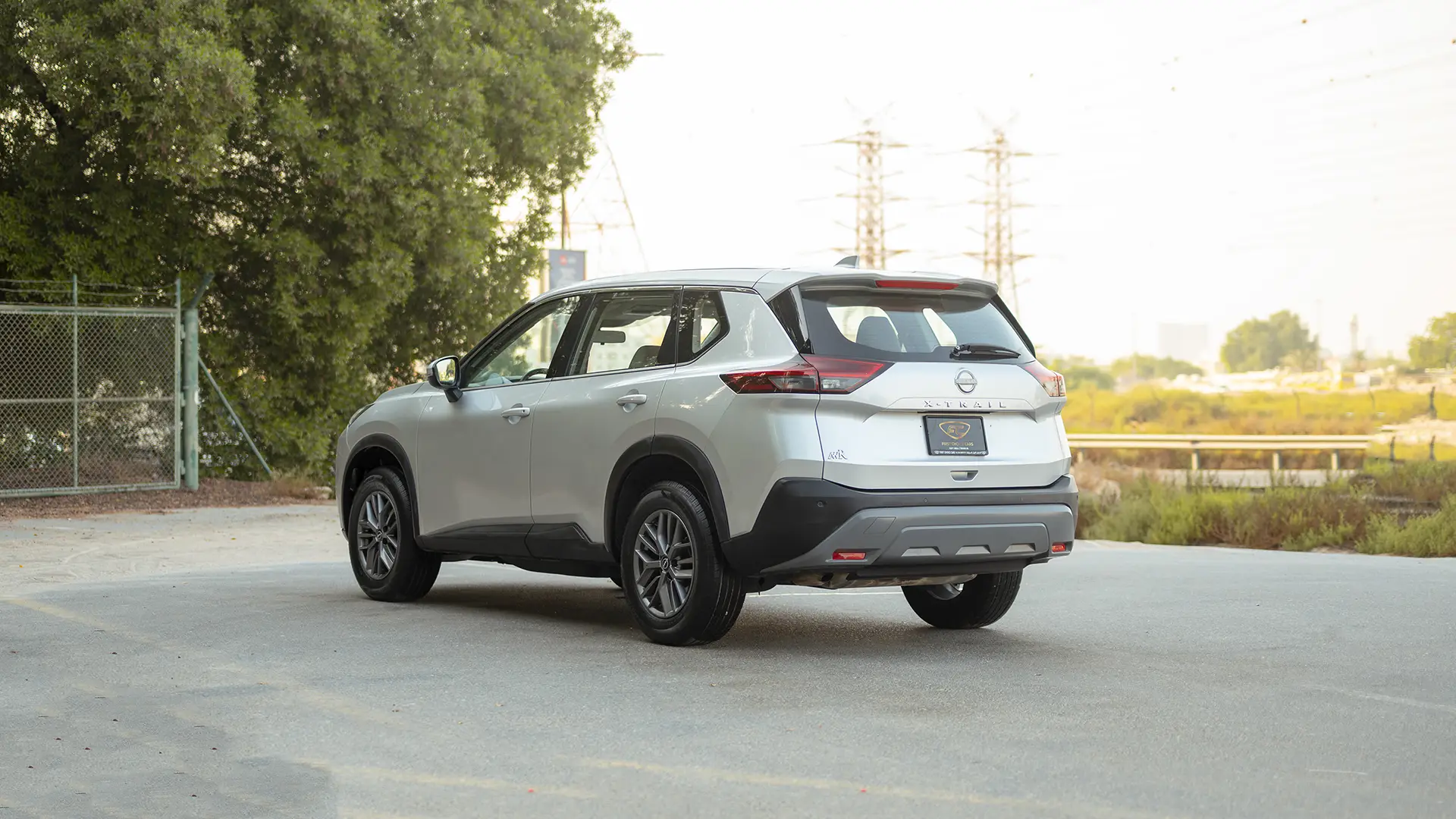 Used 2024 Nissan X-Trail S in Silver – Left Back Diagonal (45°) View