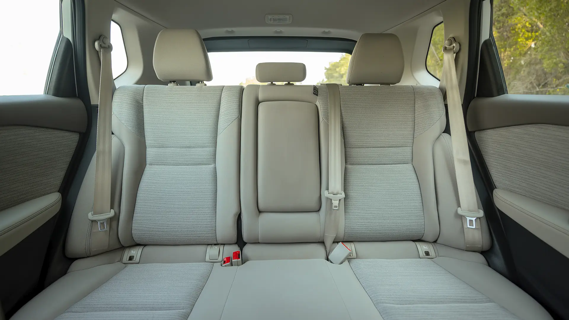 Used 2024 Nissan X-Trail S in Silver – Rear Seat View