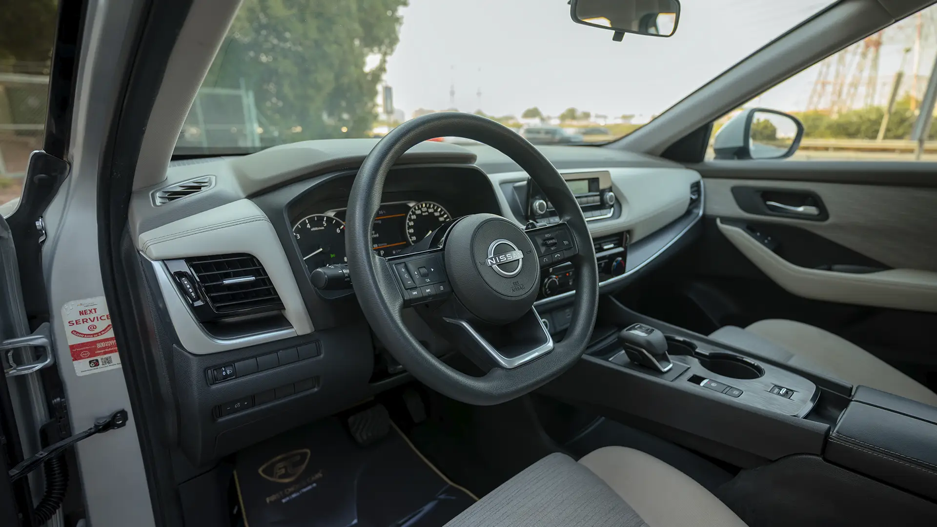 Used 2024 Nissan X-Trail S in Silver – Driver Side Dashboard & Steering View