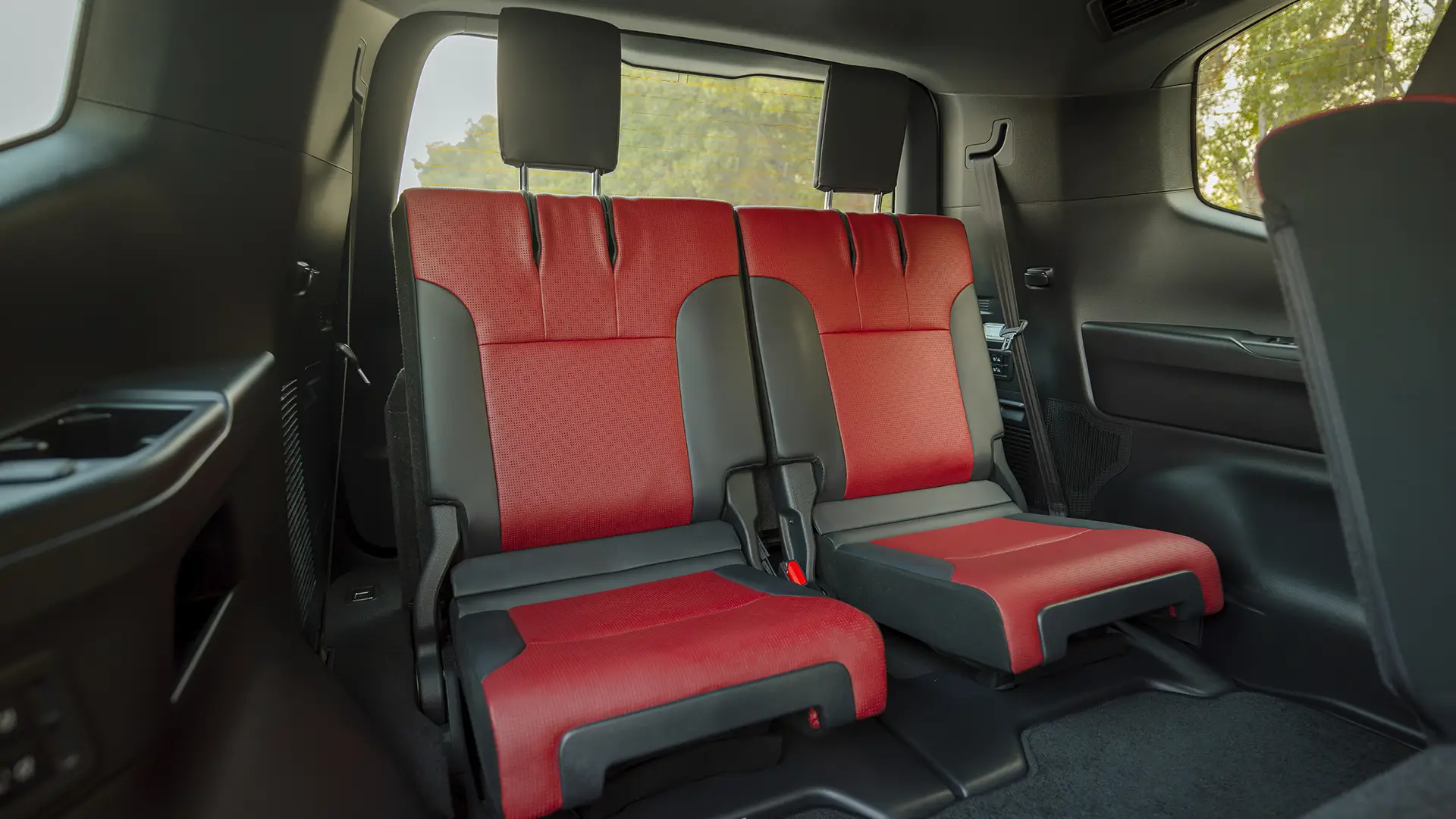 Used 2024 Toyota Land Cruiser VXR in White – Third Row Right Seat View