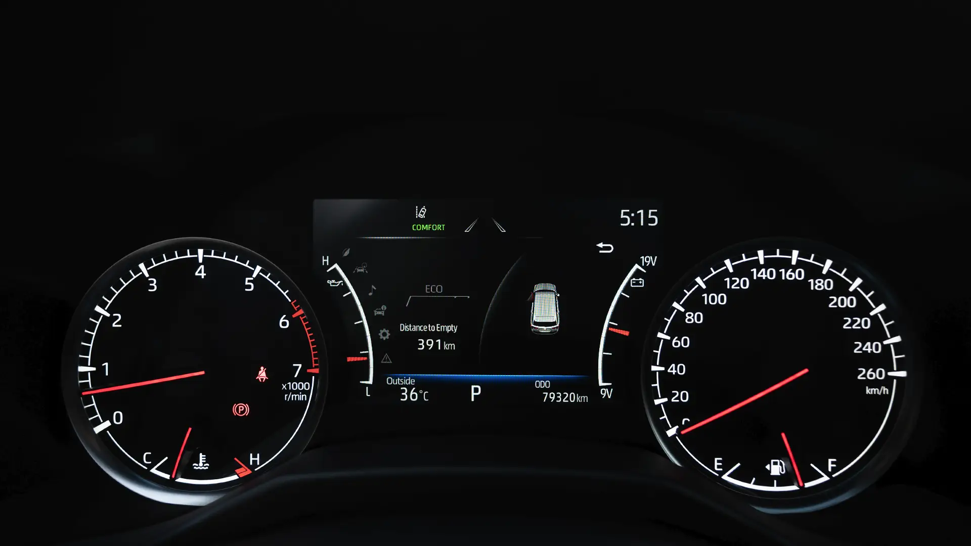 Used 2024 Toyota Land Cruiser VXR in White – Odometer / Mileage Reading View