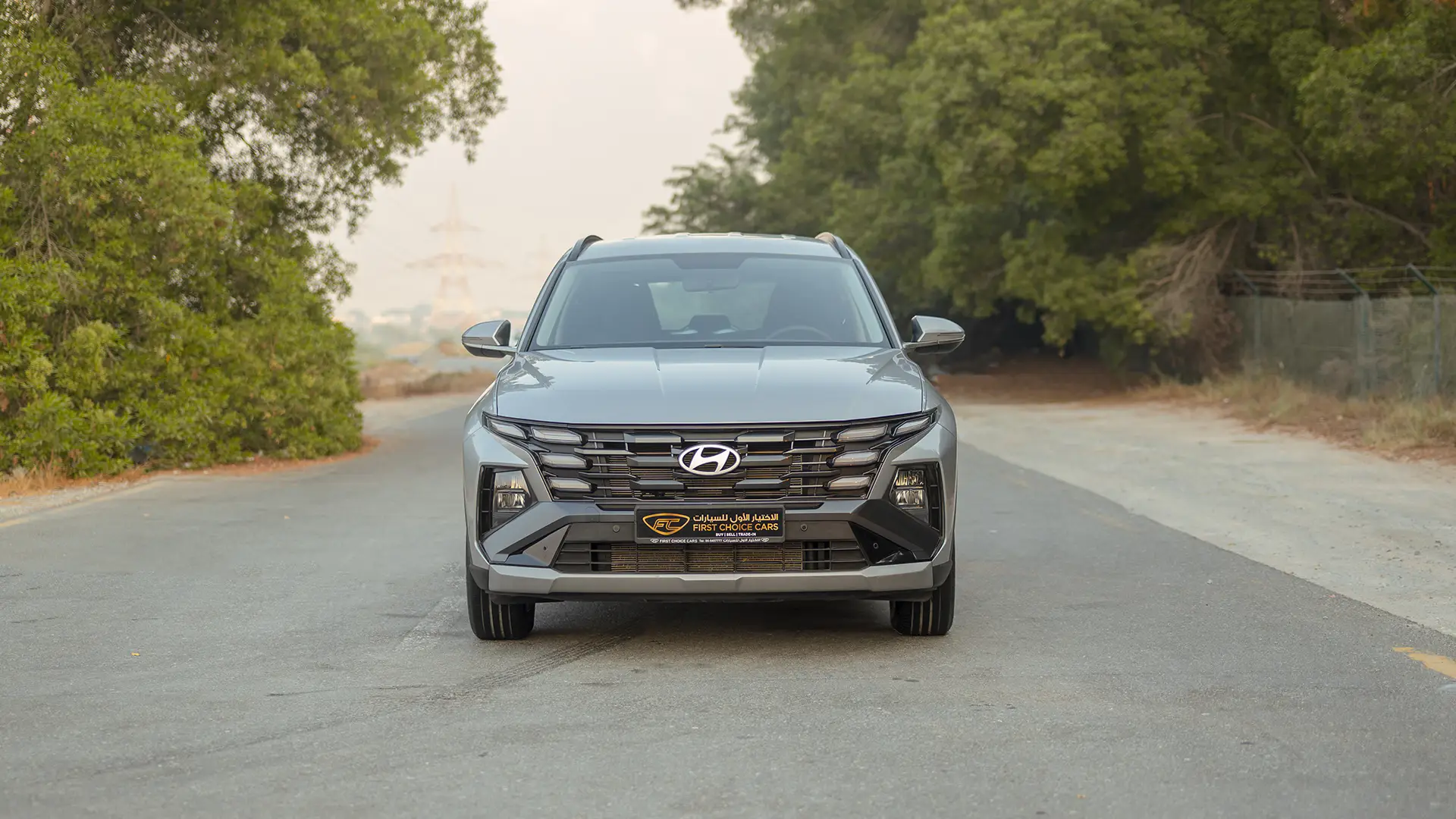 Used 2025 Hyundai Tucson Smart in Silver – Front View