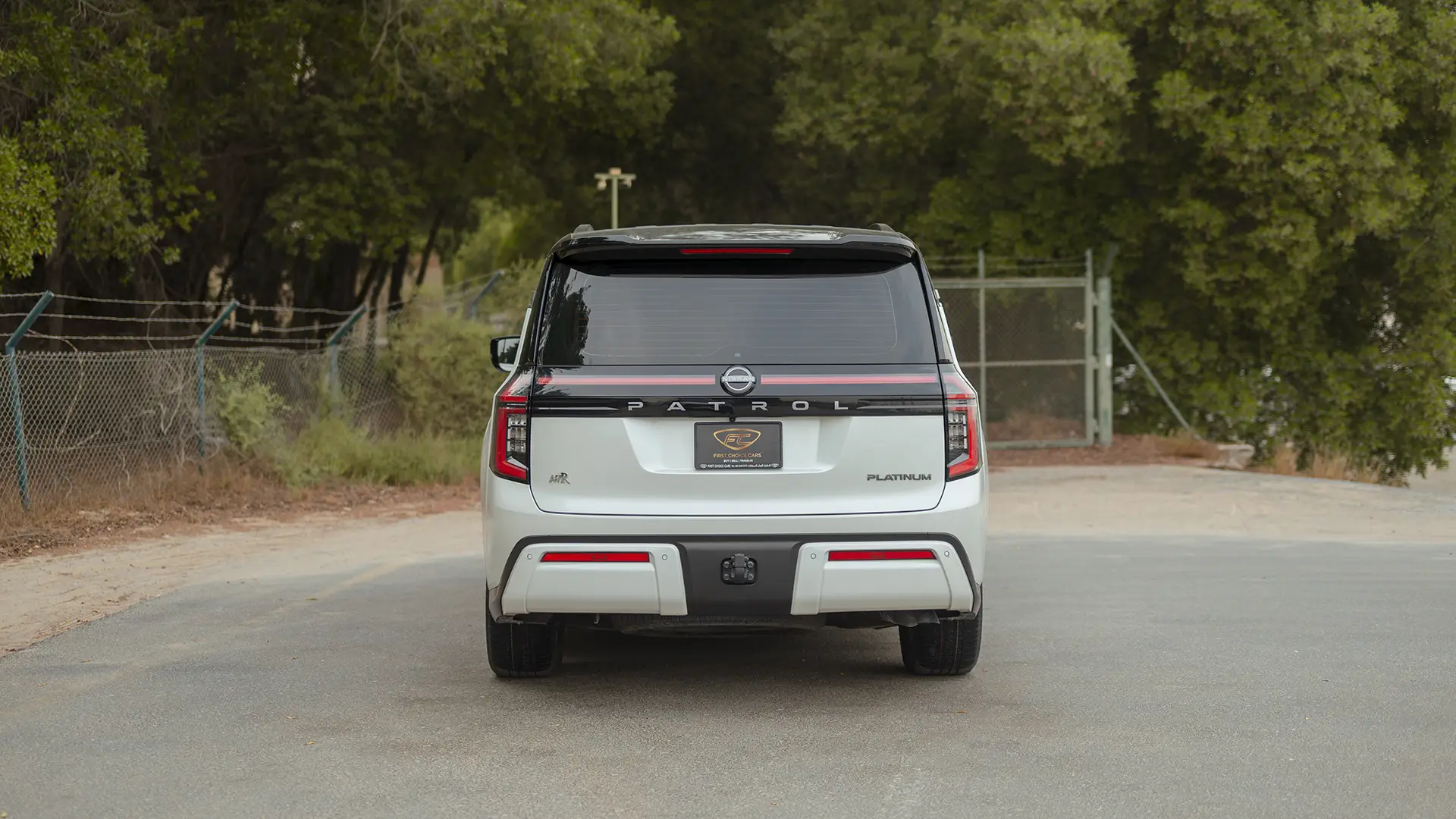 Used 2026 Nissan Patrol LE Platinum City in White – Back/Rear View
