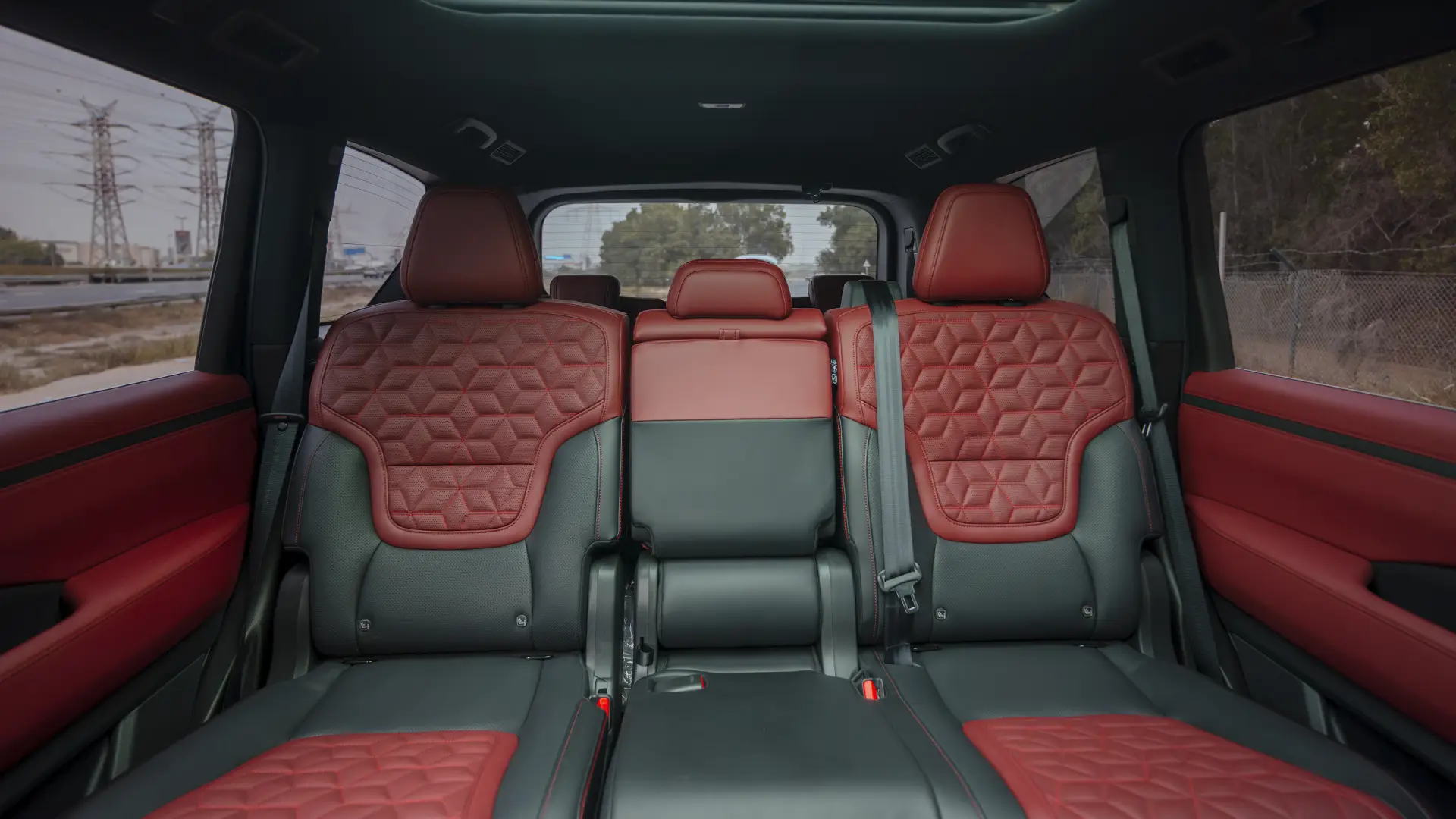 Used 2026 Nissan Patrol LE Platinum City in White – Rear Seat View
