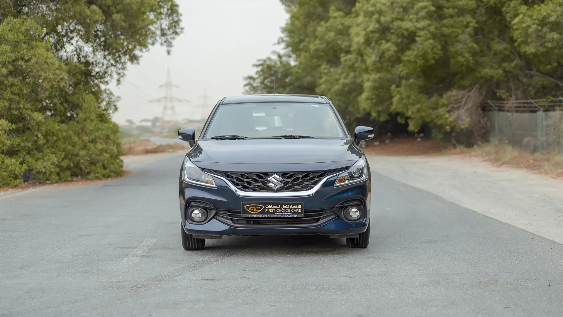 Used 2025 Suzuki Baleno GL in Blue – Front View