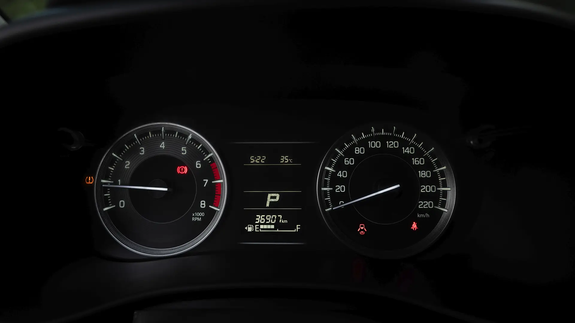 Used 2025 Suzuki Baleno GL in Blue – Odometer / Mileage Reading View