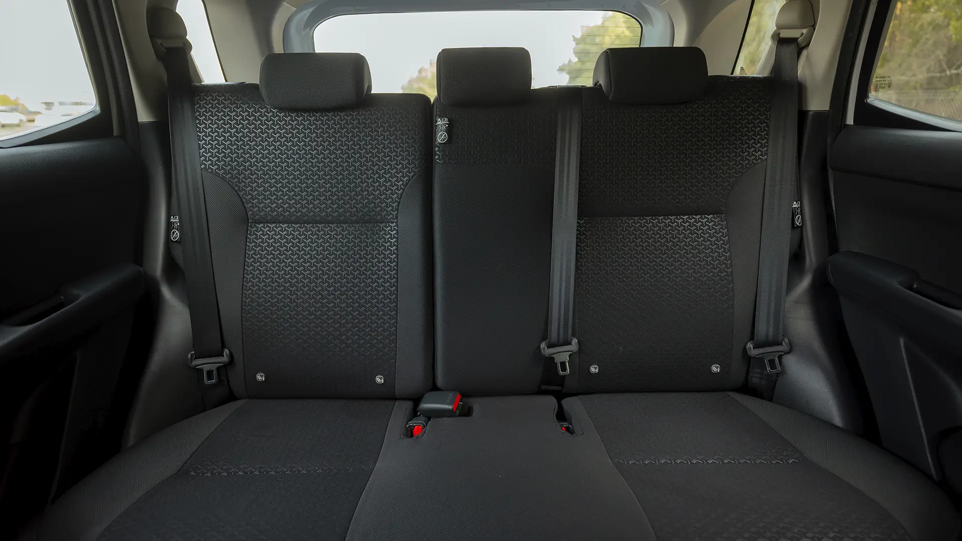 Used 2024 Toyota Raize G in White – Rear Seat View