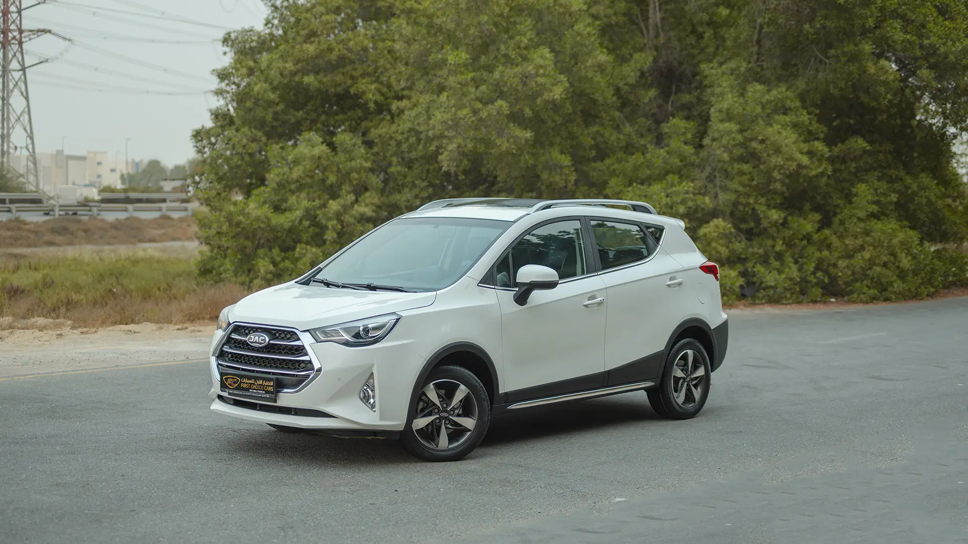 Used 2024 JAC S3 Luxury in White – Left Front Diagonal (45°) View