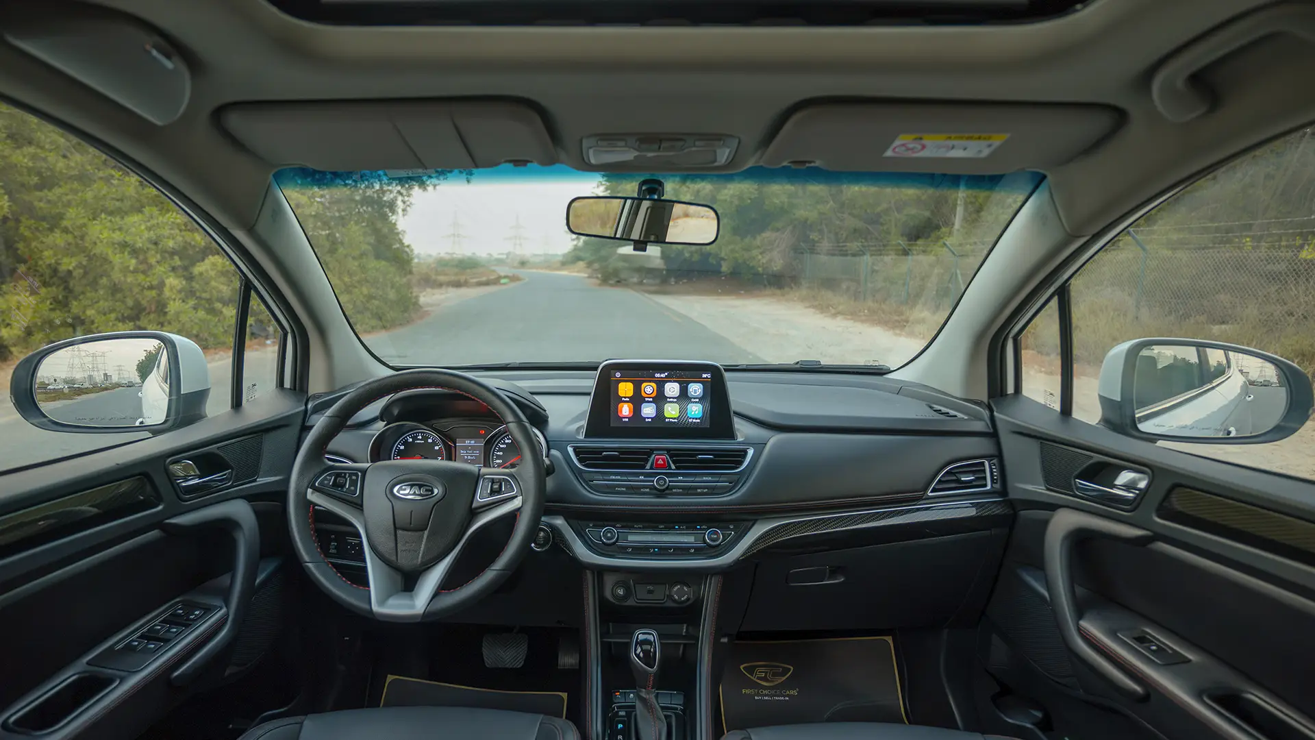 Used 2024 JAC S3 Luxury in White – Front Cabin / Dashboard Full View